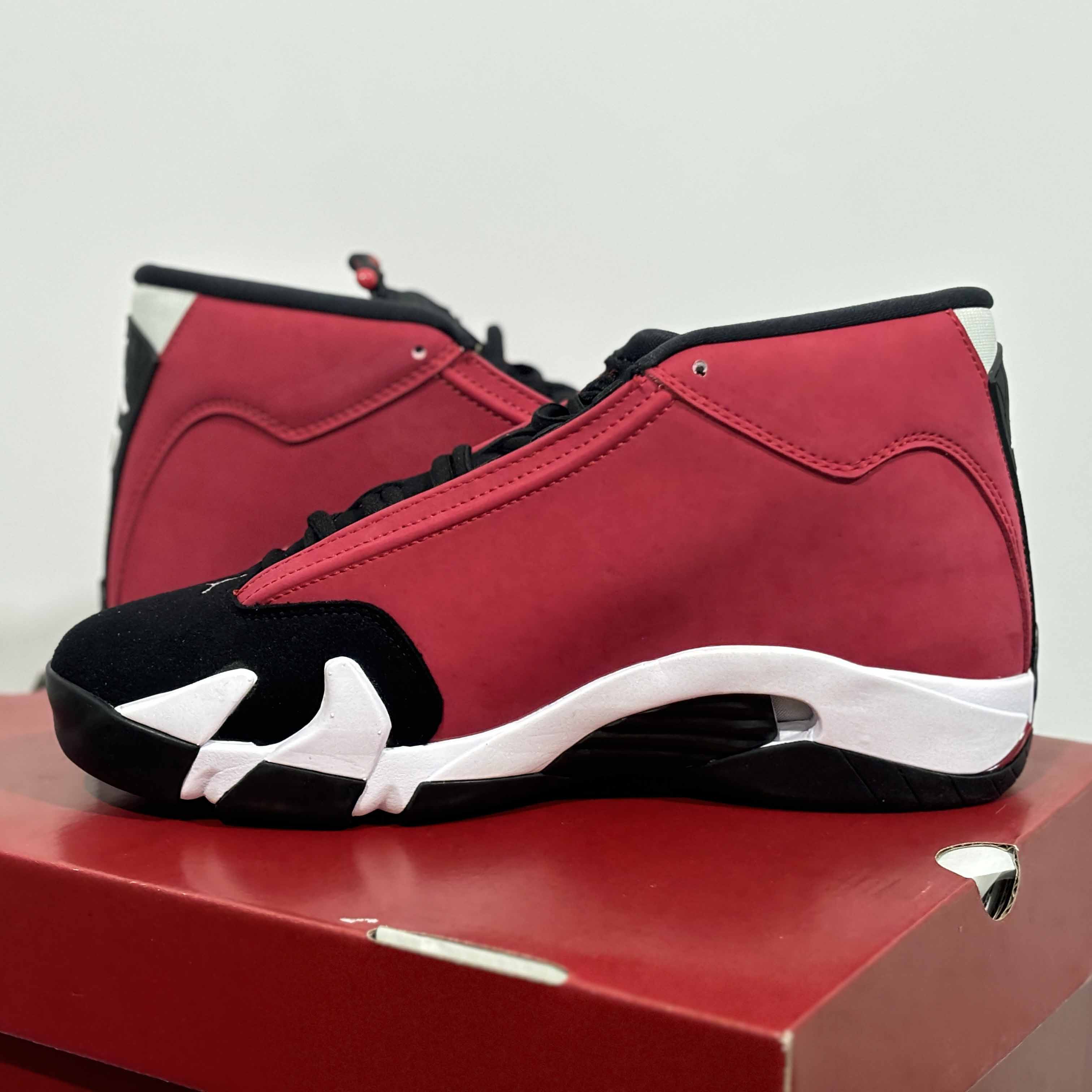 Air Jordan 14 Retro Gym Red Sneakers       487471-006 - DopestKickz
