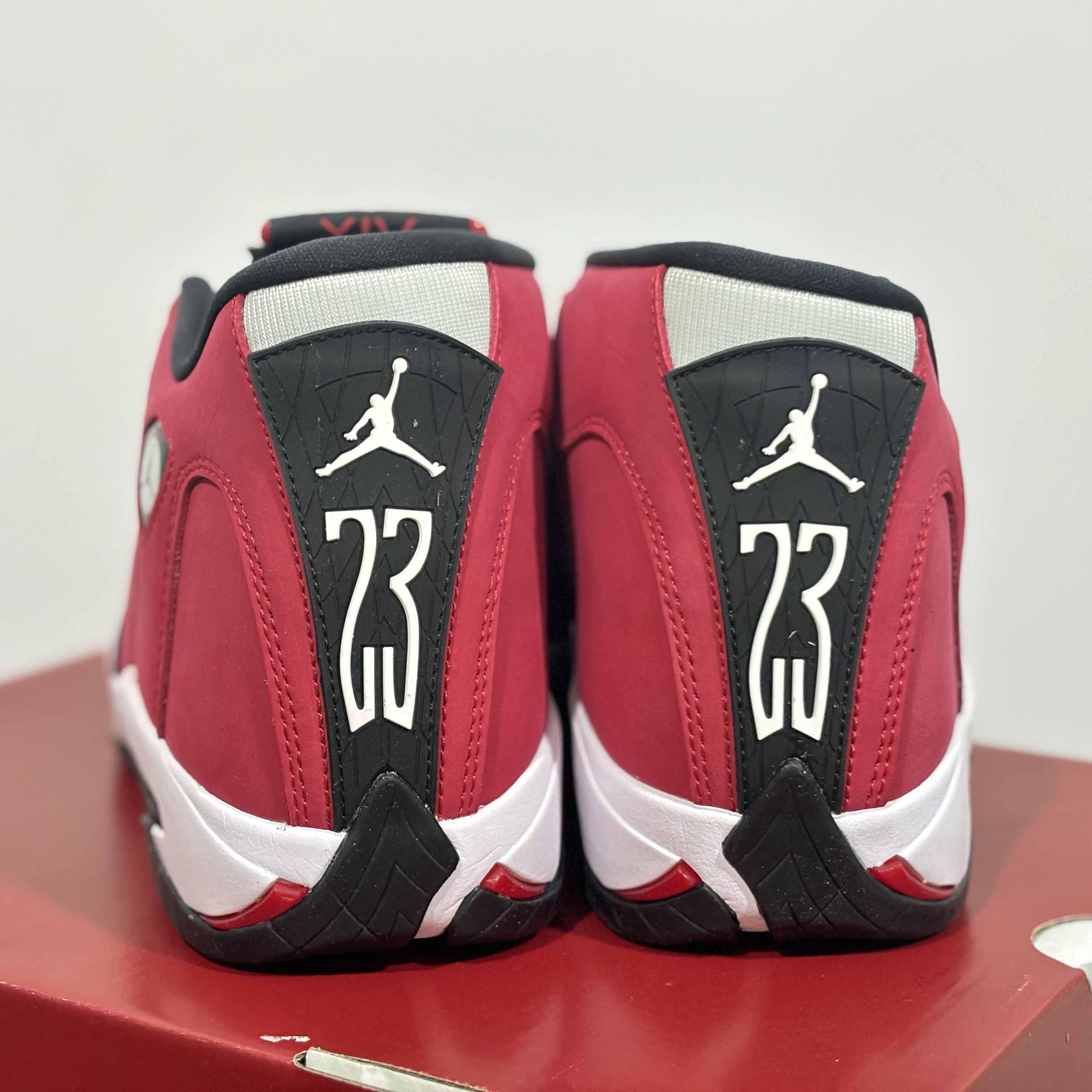 Air Jordan 14 Retro Gym Red Sneakers       487471-006 - DopestKickz