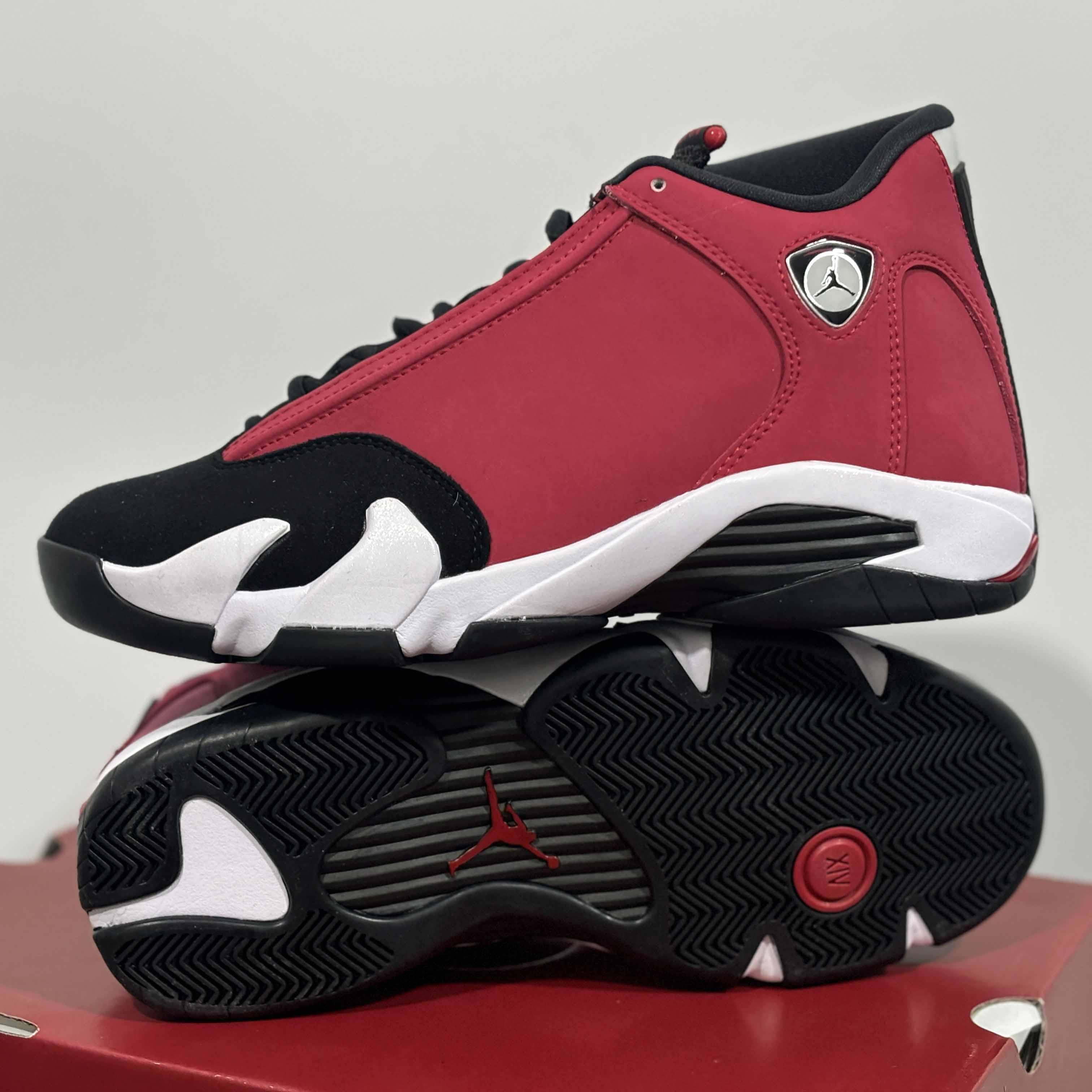 Air Jordan 14 Retro Gym Red Sneakers       487471-006 - DopestKickz