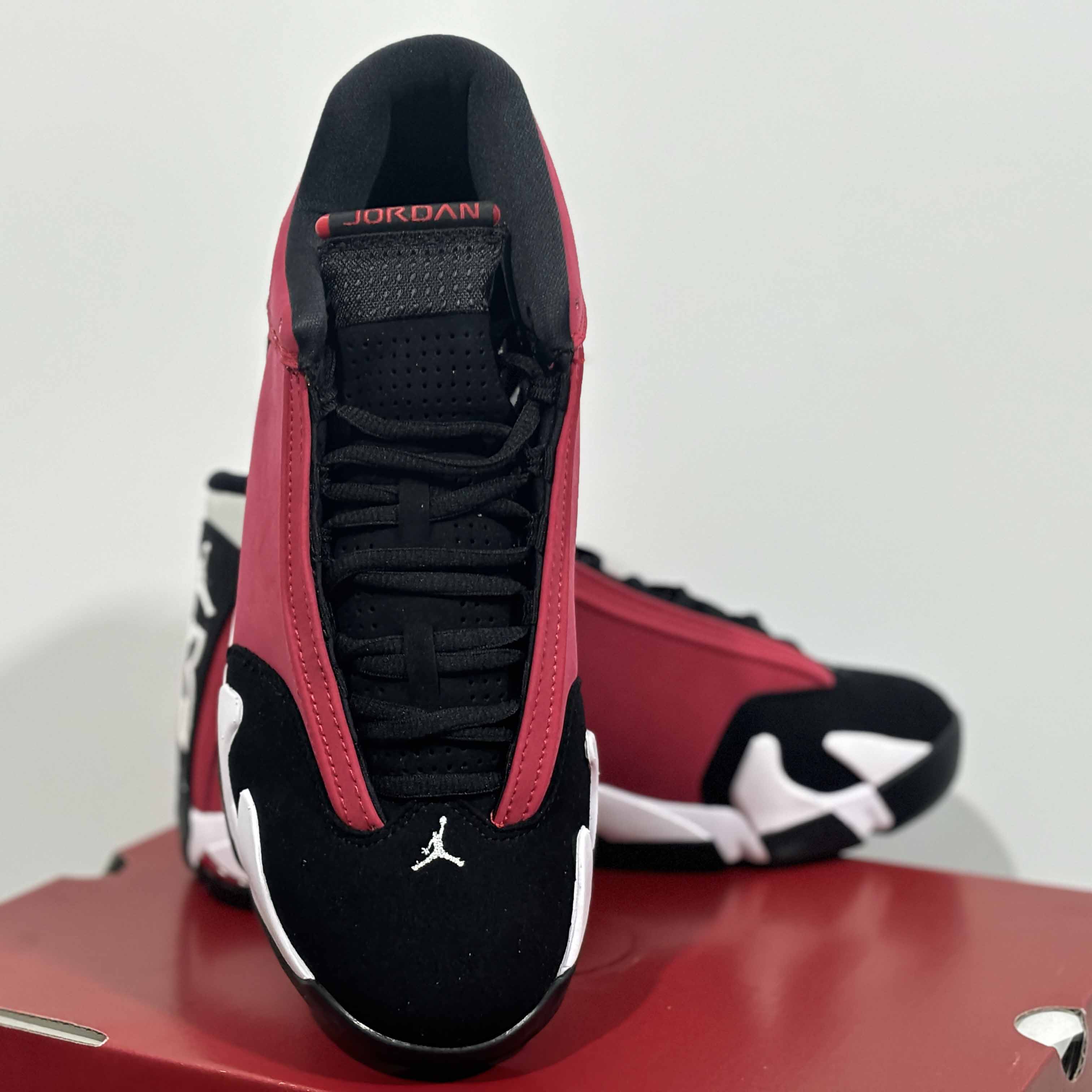 Air Jordan 14 Retro Gym Red Sneakers       487471-006 - DopestKickz