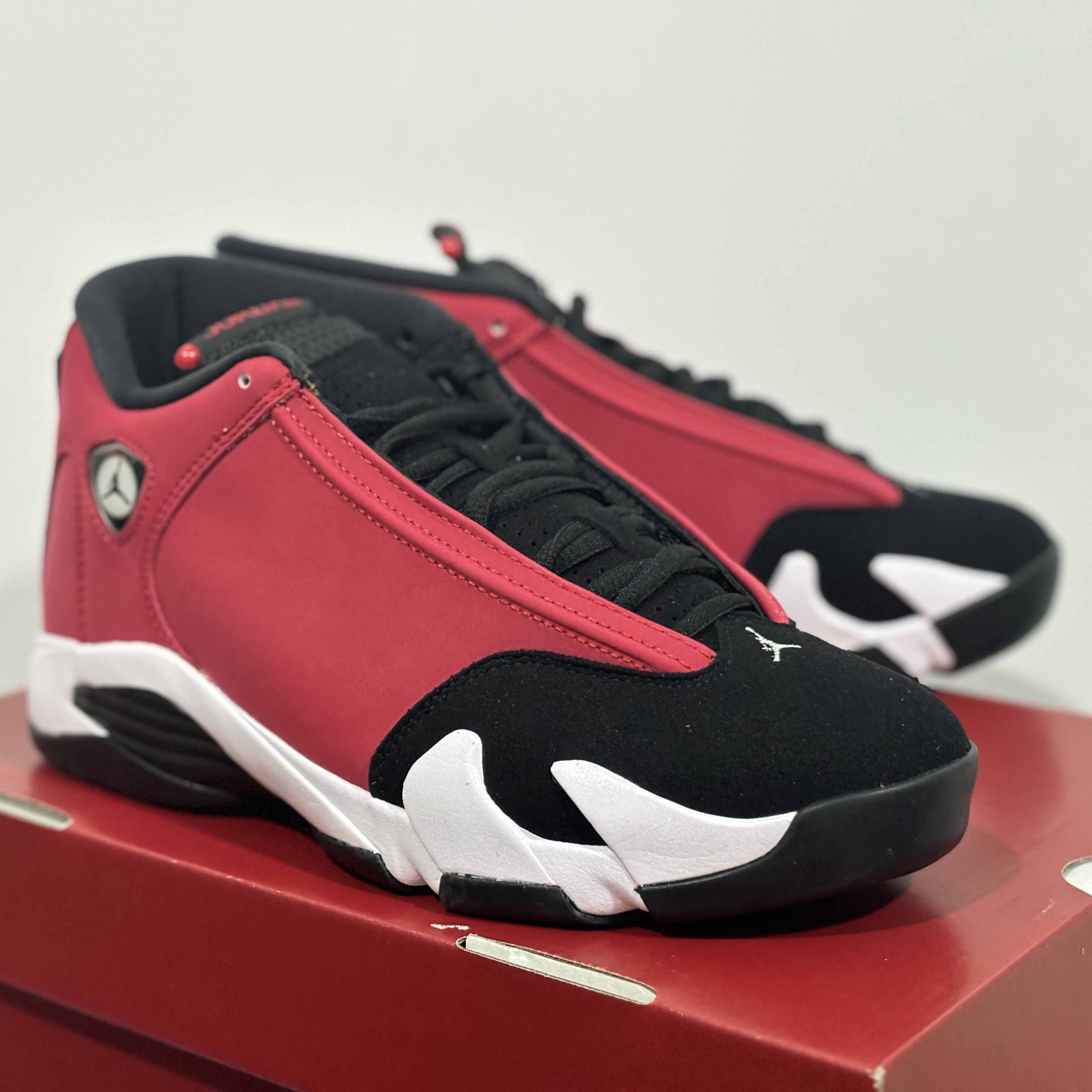 Air Jordan 14 Retro Gym Red Sneakers       487471-006 - DopestKickz