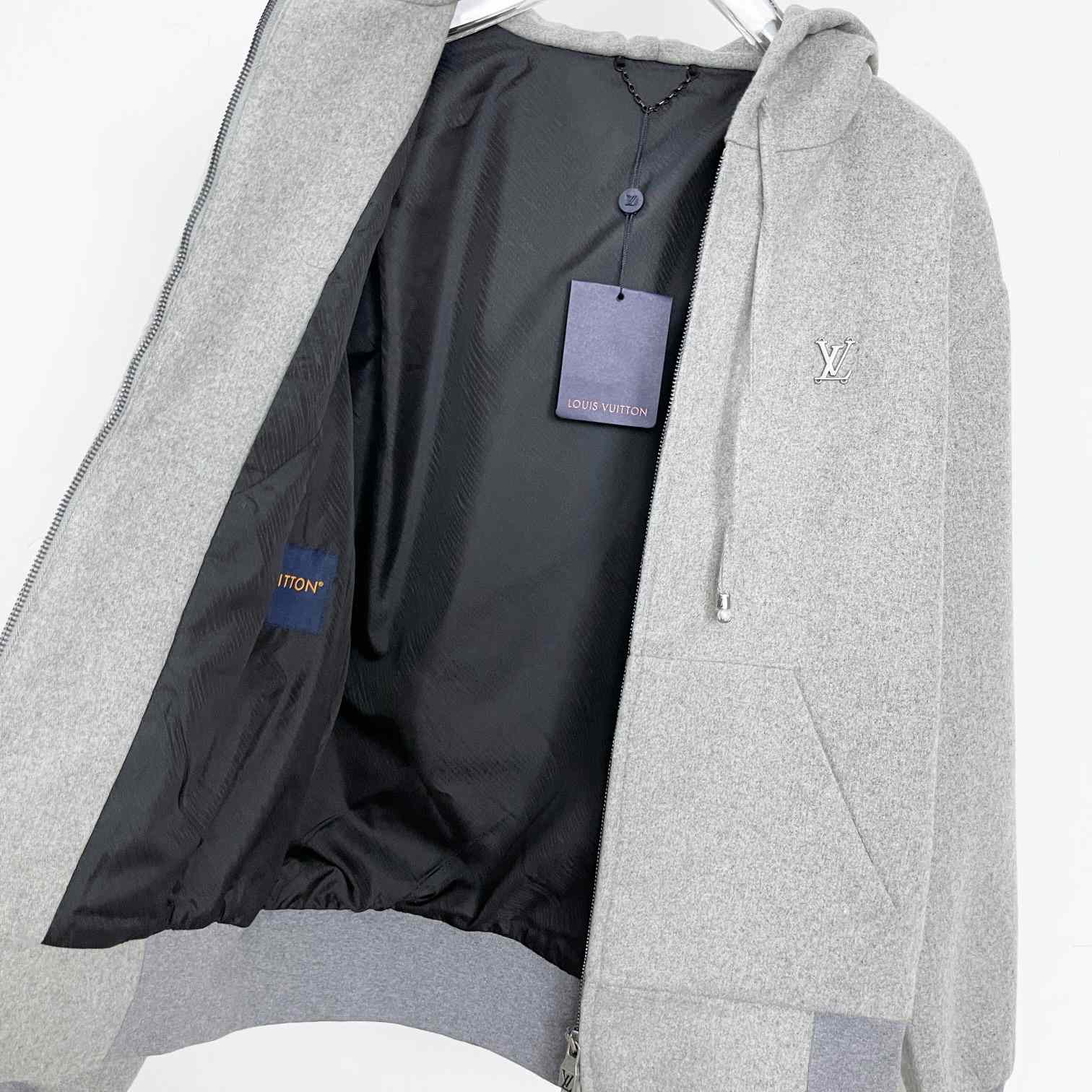 Louis Vuitton Tailored Technical Wool Hooded Blouson     1AFYBT - DopestKickz