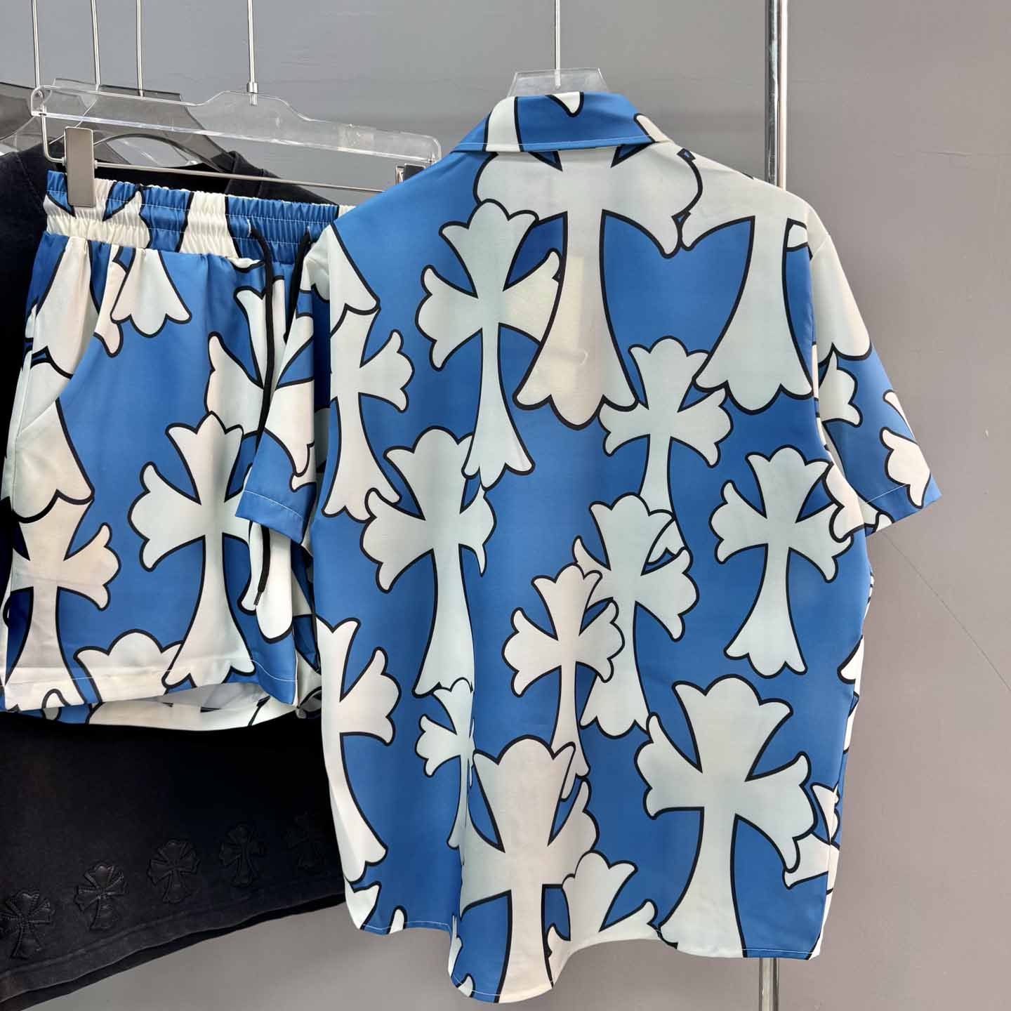 Chrome Heart Shirt & Shorts - DopestKickz