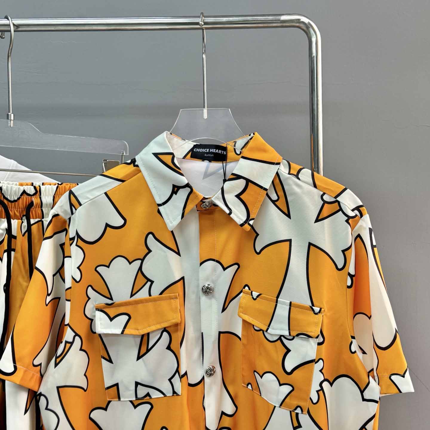 Chrome Heart Shirt & Shorts - DopestKickz