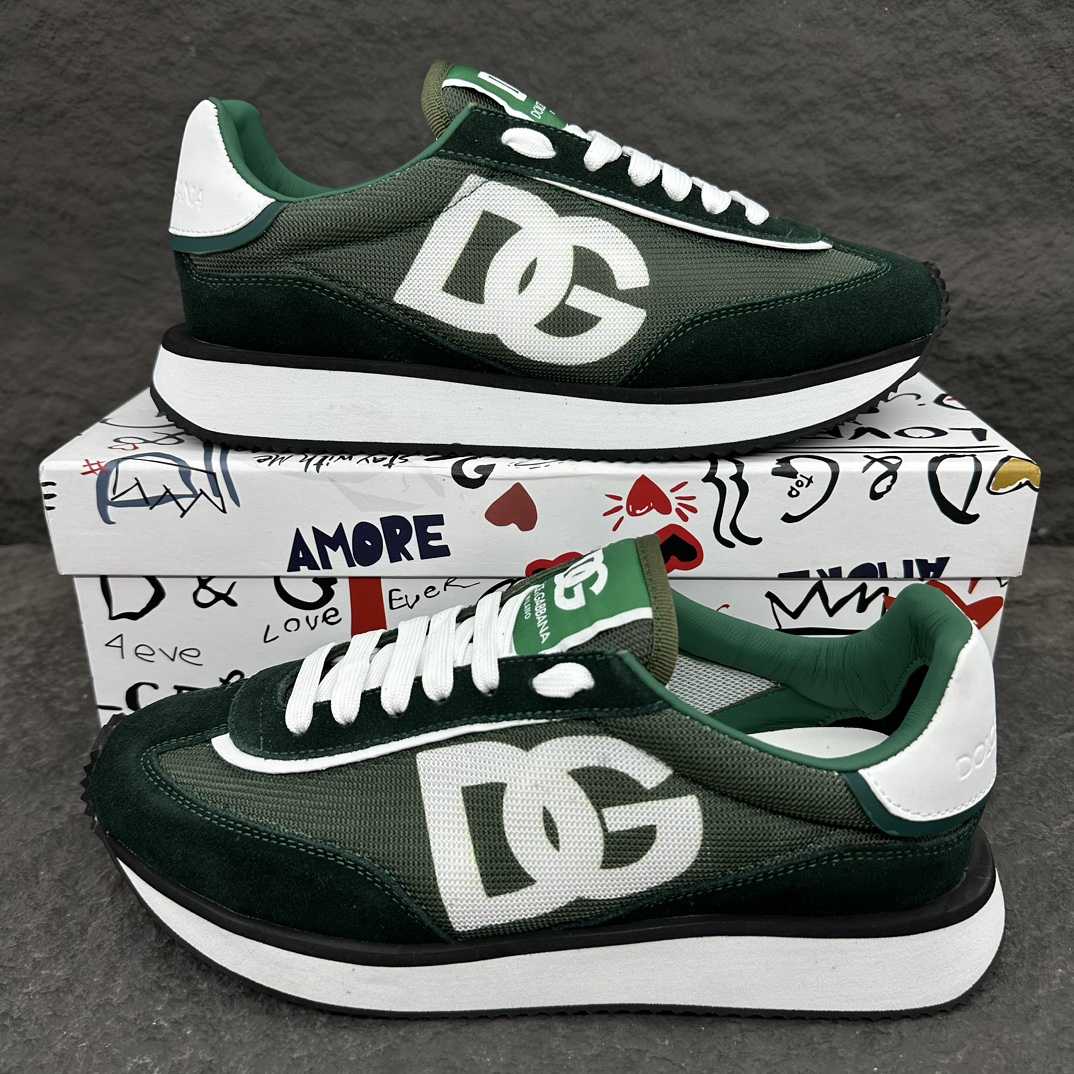 Dolce & Gabbana Mixed-material DG CUSHION Sneakers  - DopestKickz