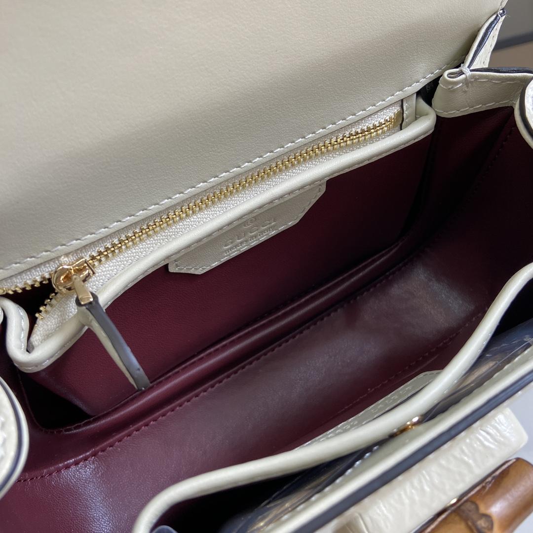 Gucci Bamboo 1947 Small Top Handle Bag   - DopestKickz