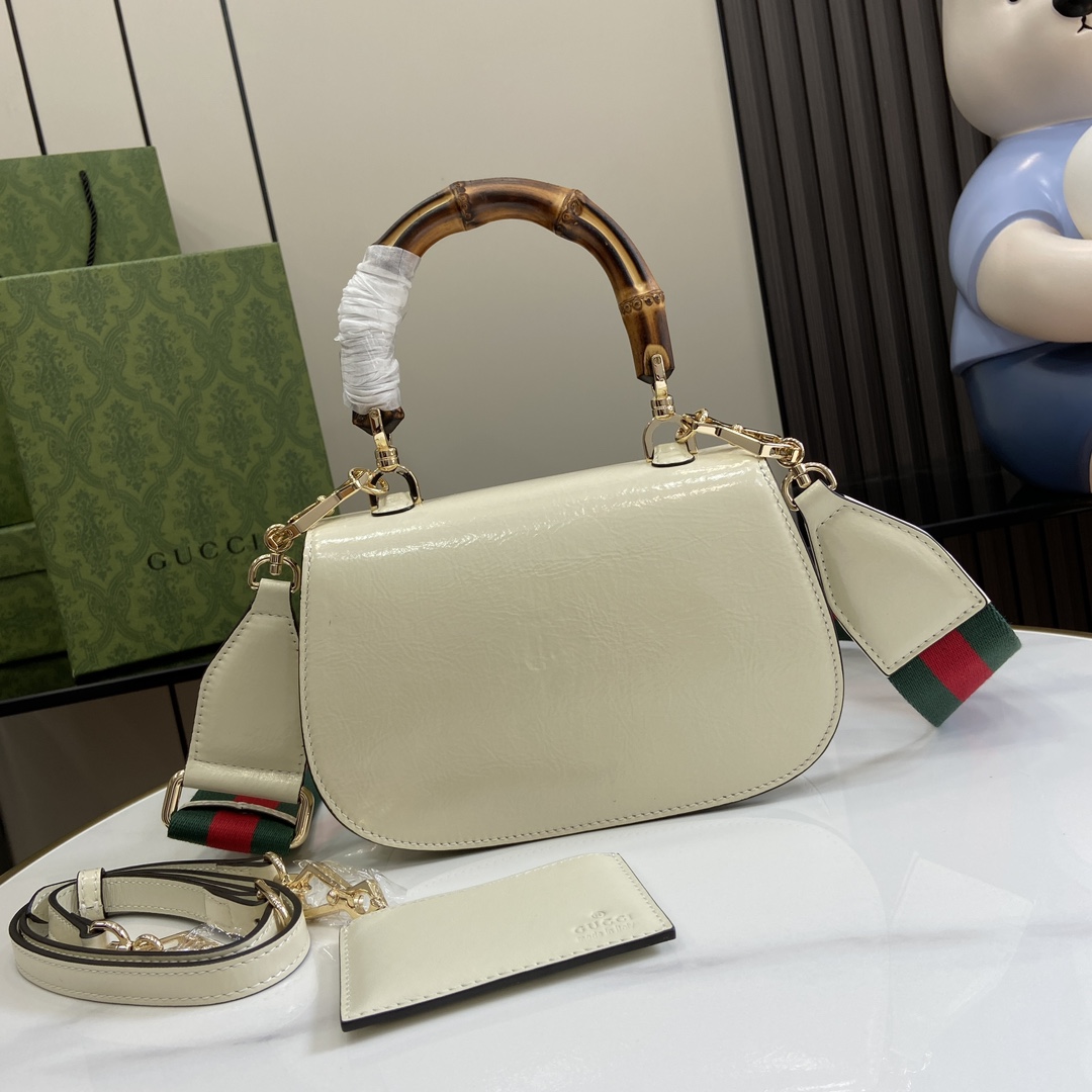 Gucci Bamboo 1947 Small Top Handle Bag   - DopestKickz