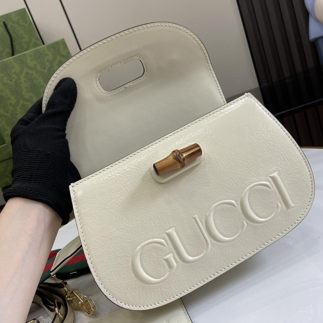 Gucci Bamboo 1947 Small Top Handle Bag   - DopestKickz