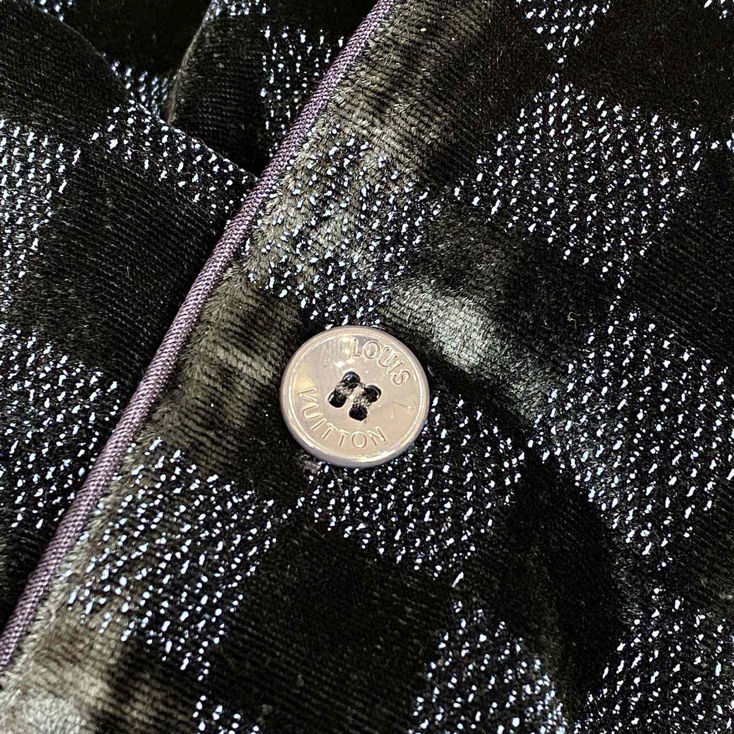 Louis Vuitton Silk-Blend Velvet Long-Sleeved Evening Overshirt  1AFWF7 - DopestKickz