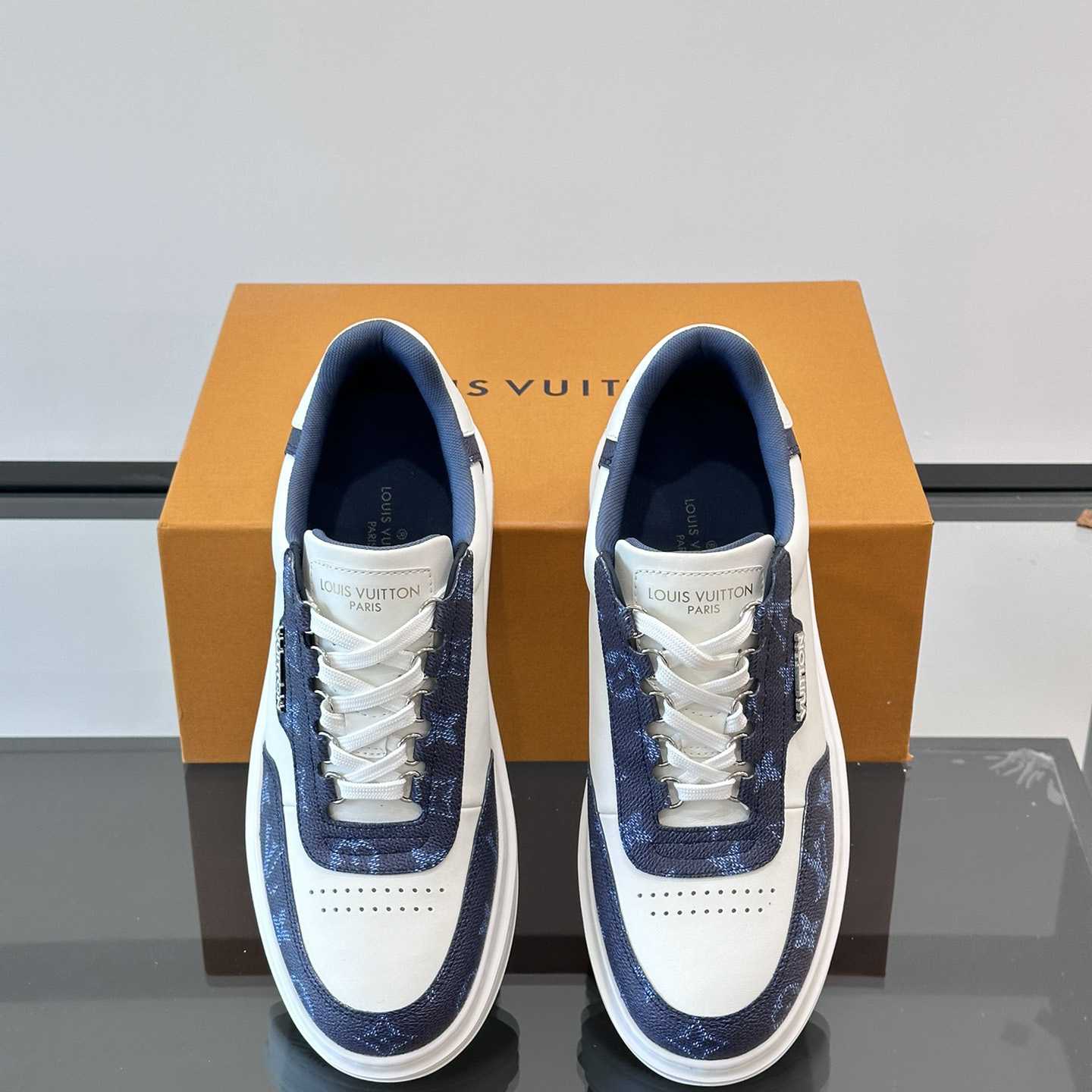 Louis Vuitton Monogram Sneaker   - DopestKickz