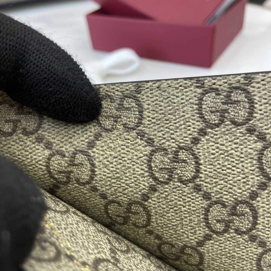 Gucci GG Emblem Embossed Card Case - DopestKickz