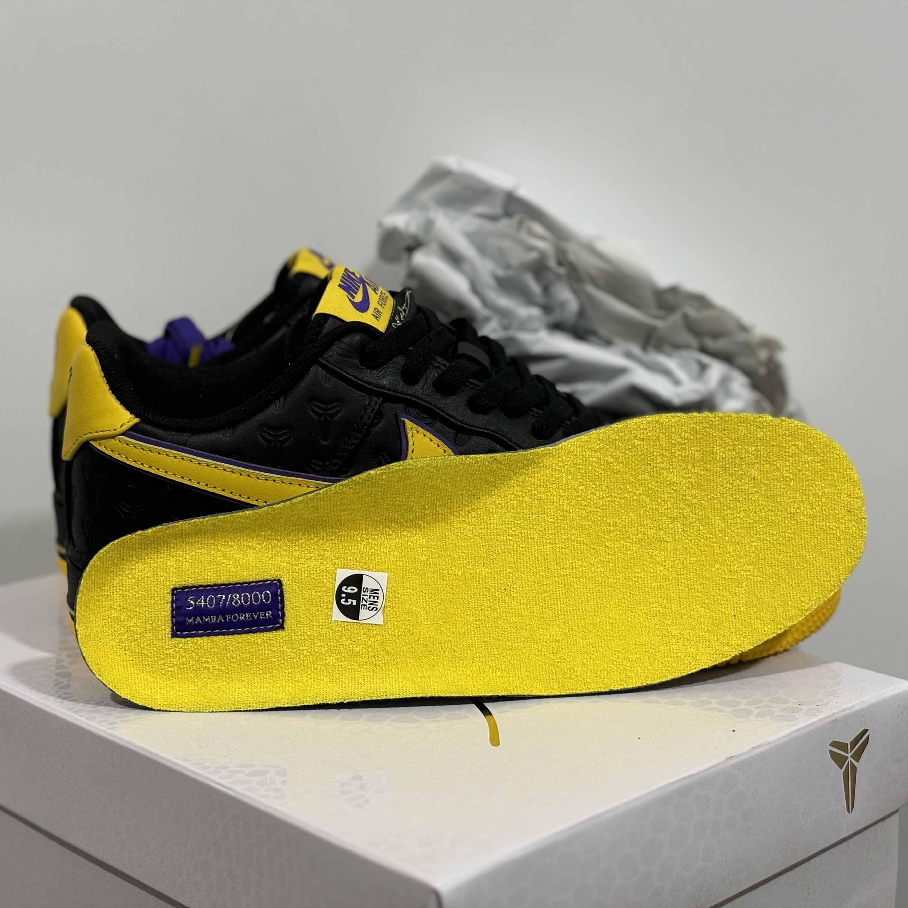 Nike Air Force 1 Low “Kobe Bryant” Sneaker     HV5122-001 - DopestKickz