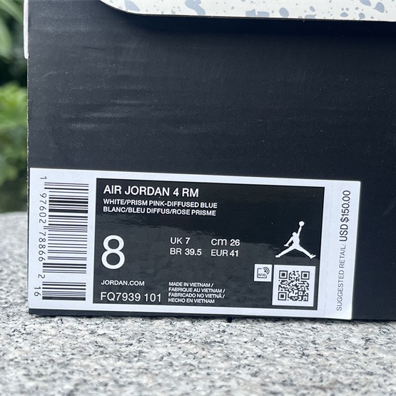 Jordan Air jordan 4 RM“Diffused Blue/AshenSlate”Sneakers     FQ7939-101 - DopestKickz