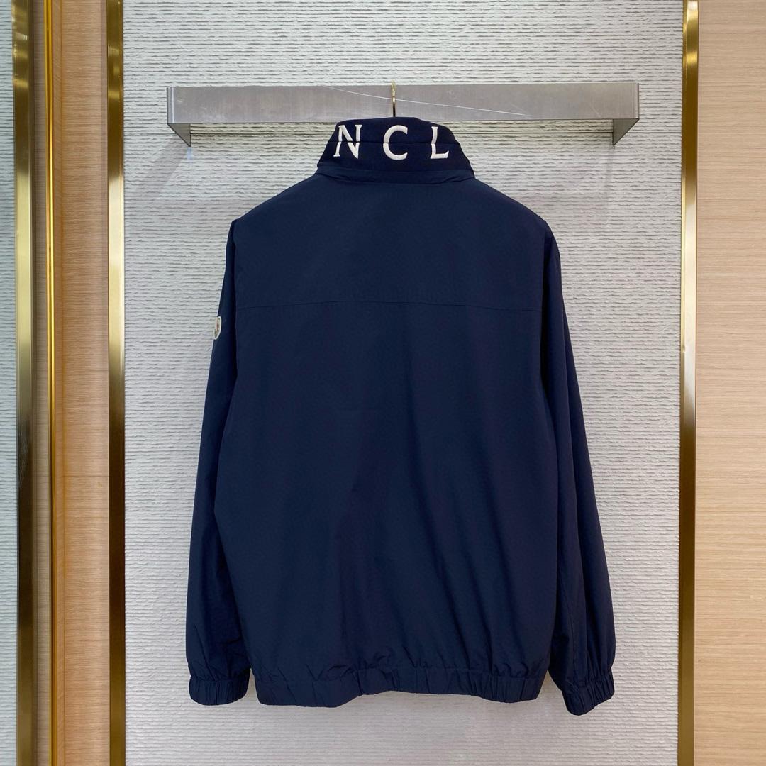 Moncler Logo Patch Zip-Up Jacket - DopestKickz