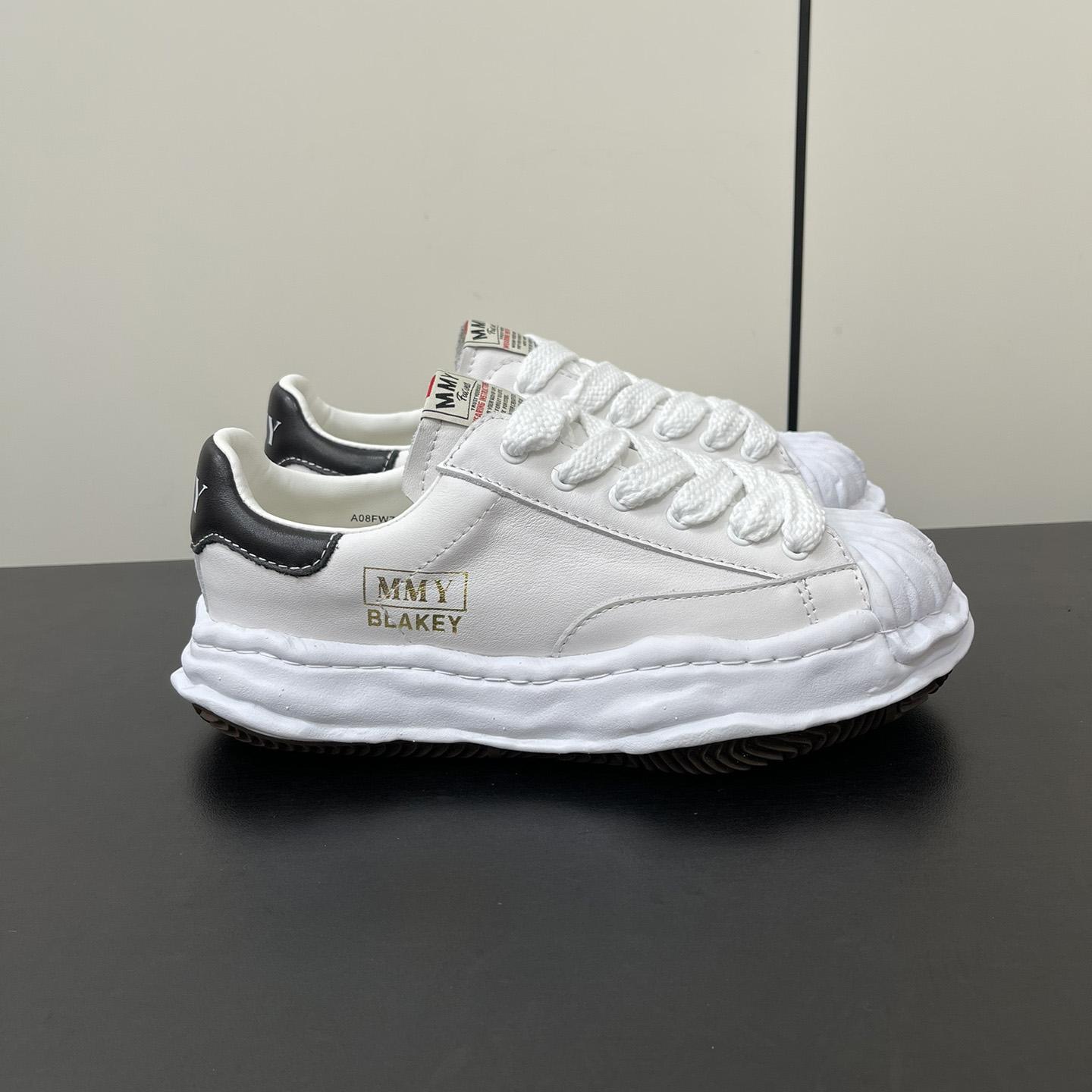 Maison Mihara Yasuhiro Blakey OG Sole Leather Sneakers - DopestKickz