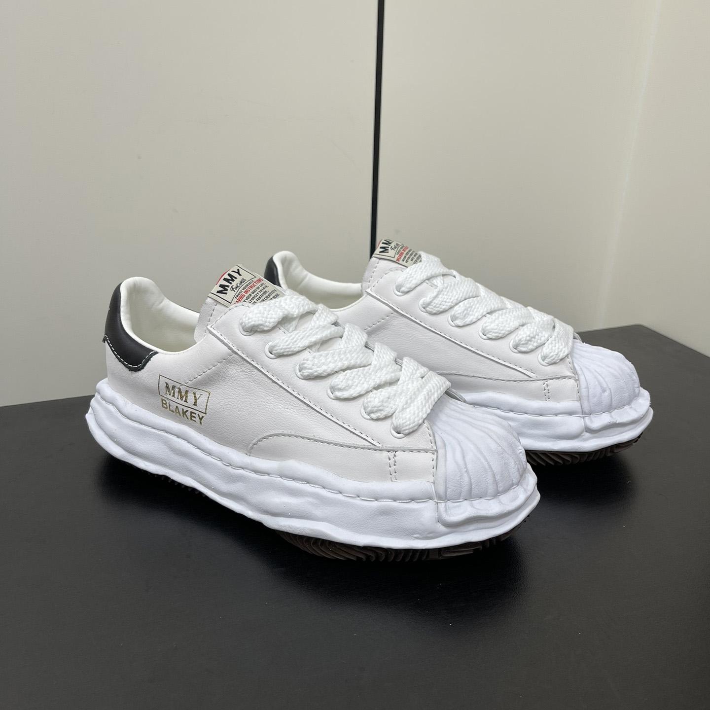 Maison Mihara Yasuhiro Blakey OG Sole Leather Sneakers - DopestKickz