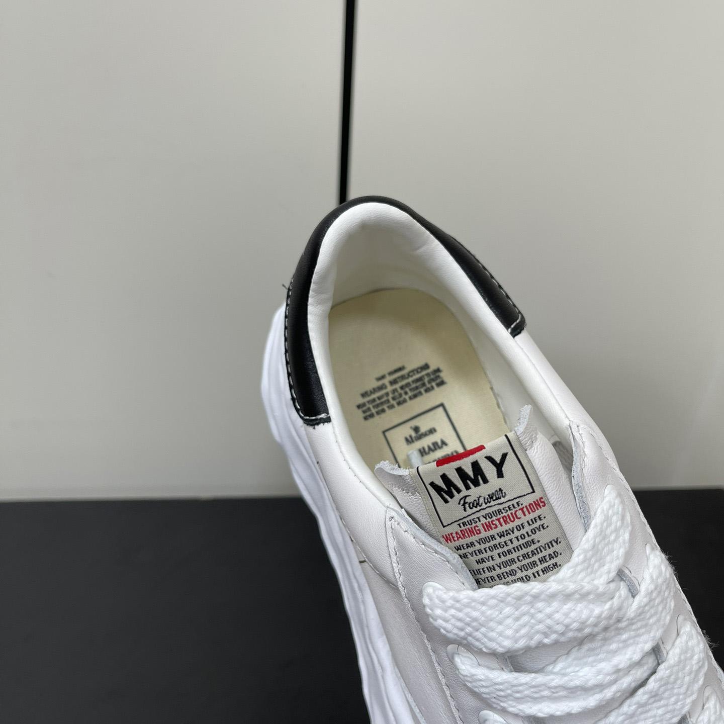 Maison Mihara Yasuhiro Blakey OG Sole Leather Sneakers - DopestKickz