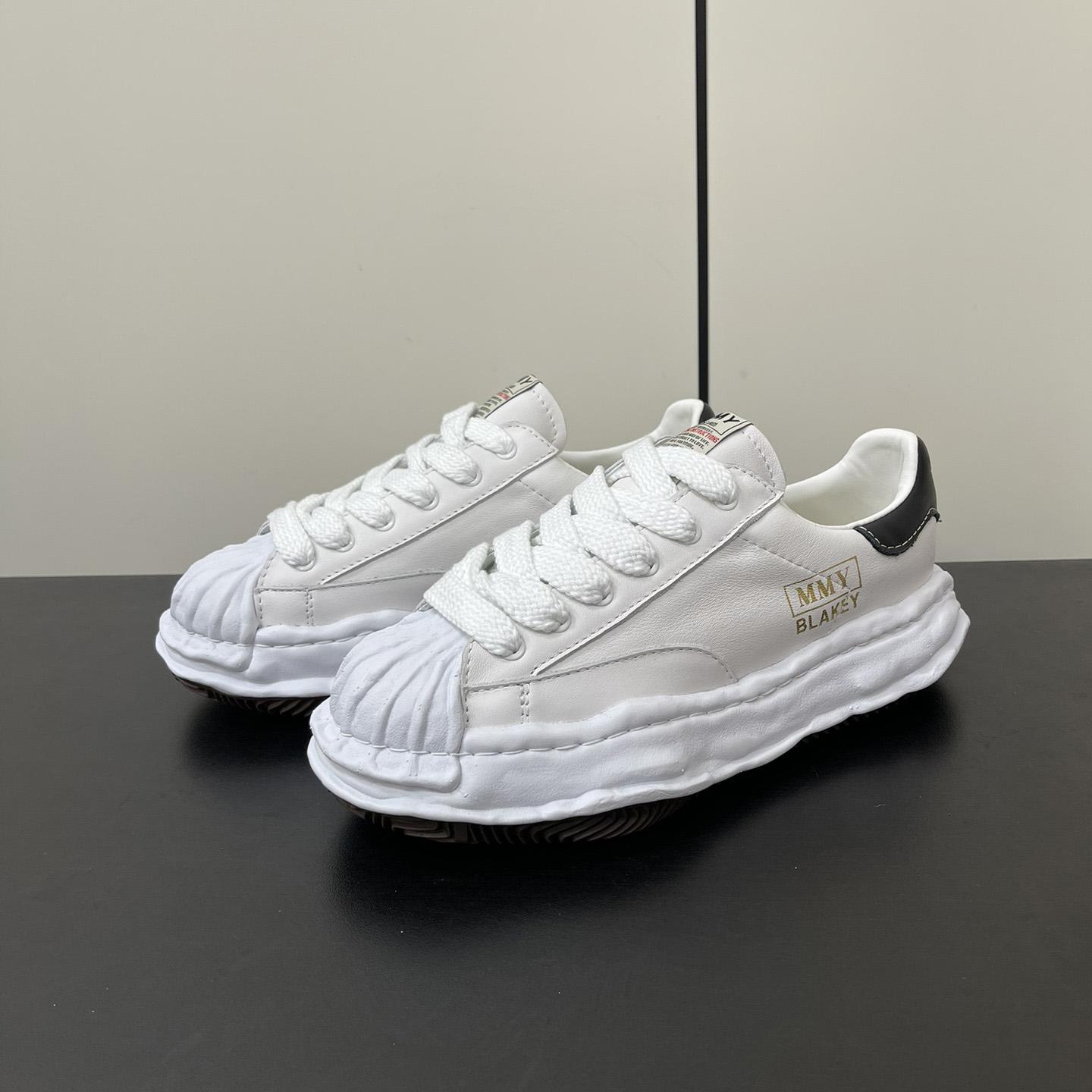 Maison Mihara Yasuhiro Blakey OG Sole Leather Sneakers - DopestKickz