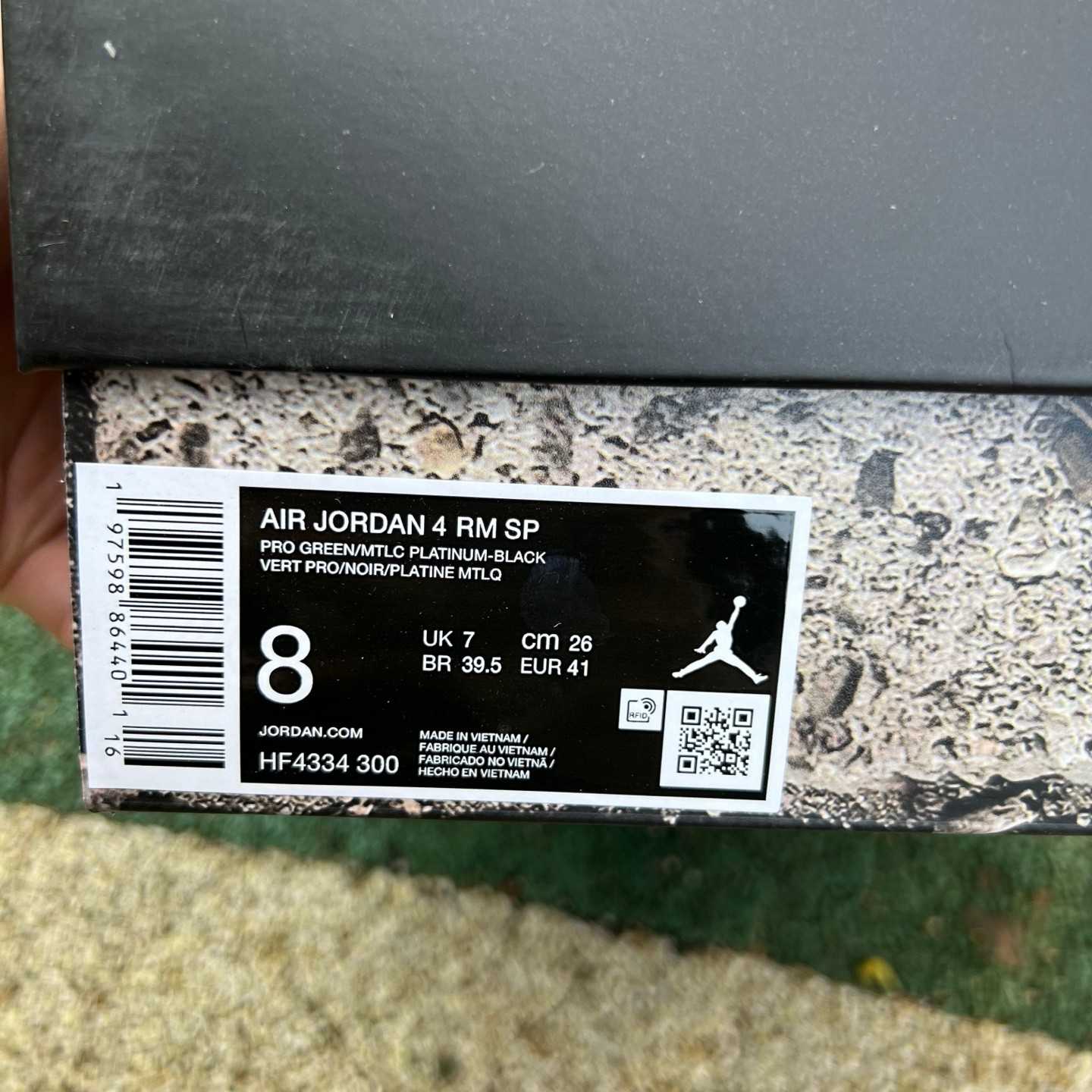 Nigel Sylvester x Air Jordan AJ4 RM Sneakers    HF4334-300 - DopestKickz