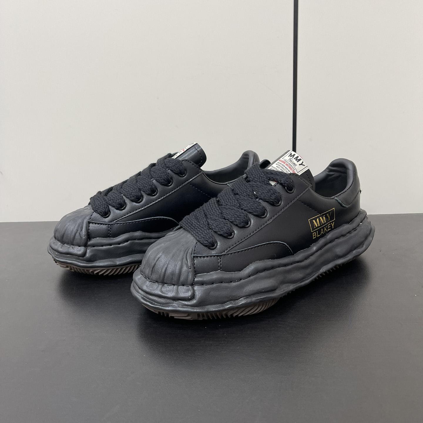 Maison Mihara Yasuhiro Blakey OG Sole Leather Sneakers - DopestKickz