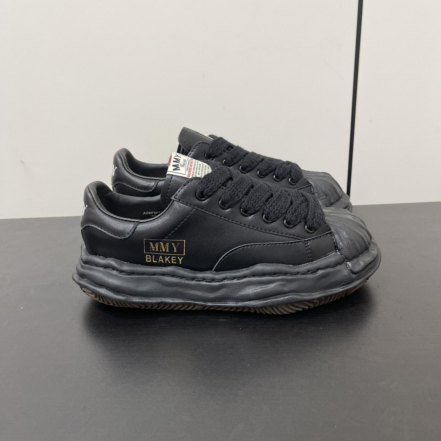 Maison Mihara Yasuhiro Blakey OG Sole Leather Sneakers - DopestKickz