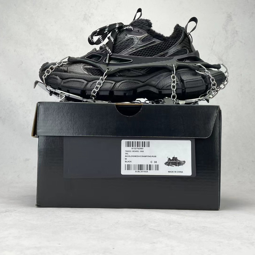 Balenciaga 3XL Ski Sneaker In Black  - DopestKickz