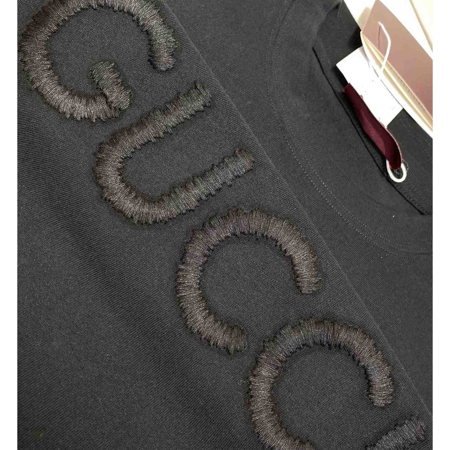 Gucci Cotton Jersey T-shirt With Embroidery - DopestKickz