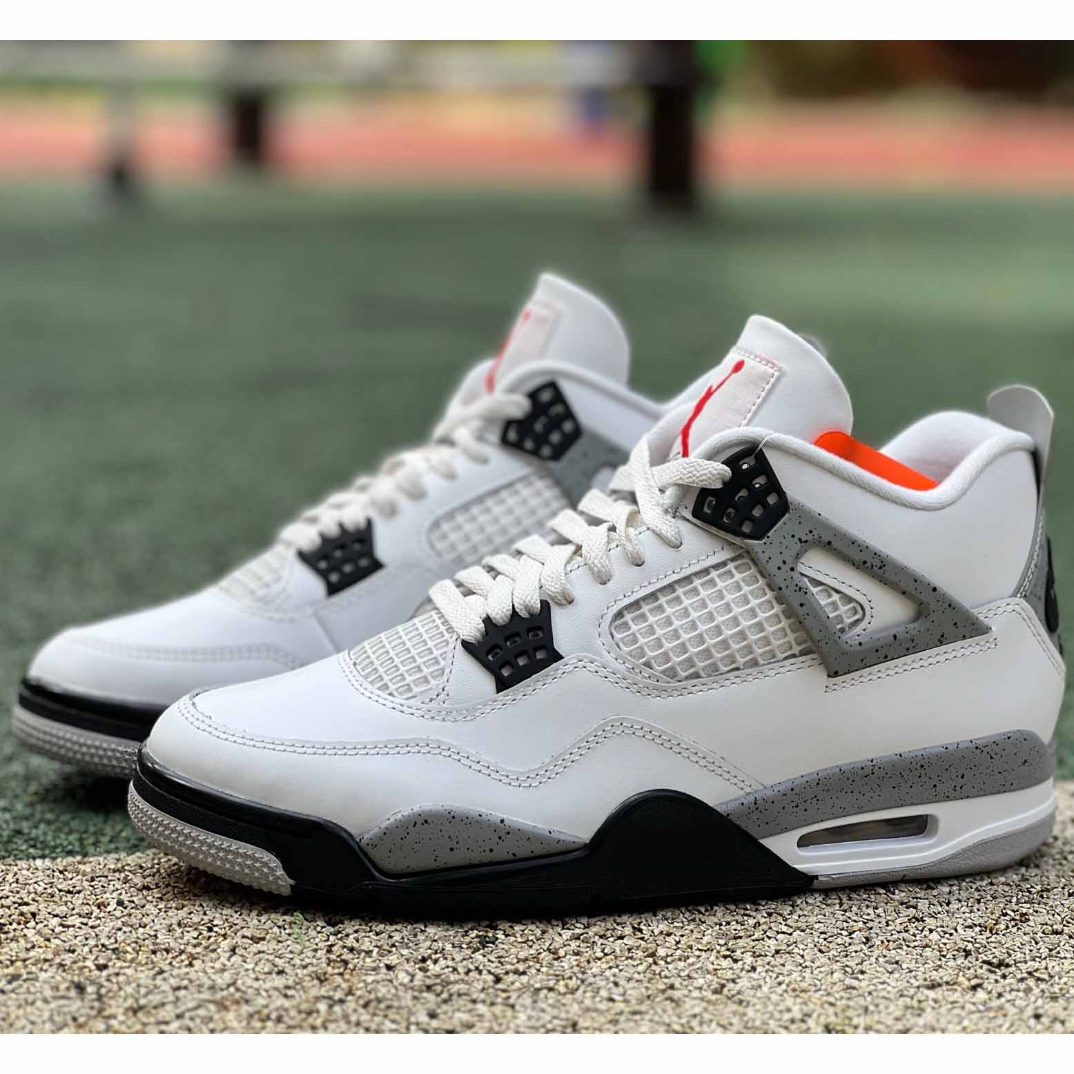 Air Jordan 4 “White Cement” Sneakers    FV5029-100 - DopestKickz