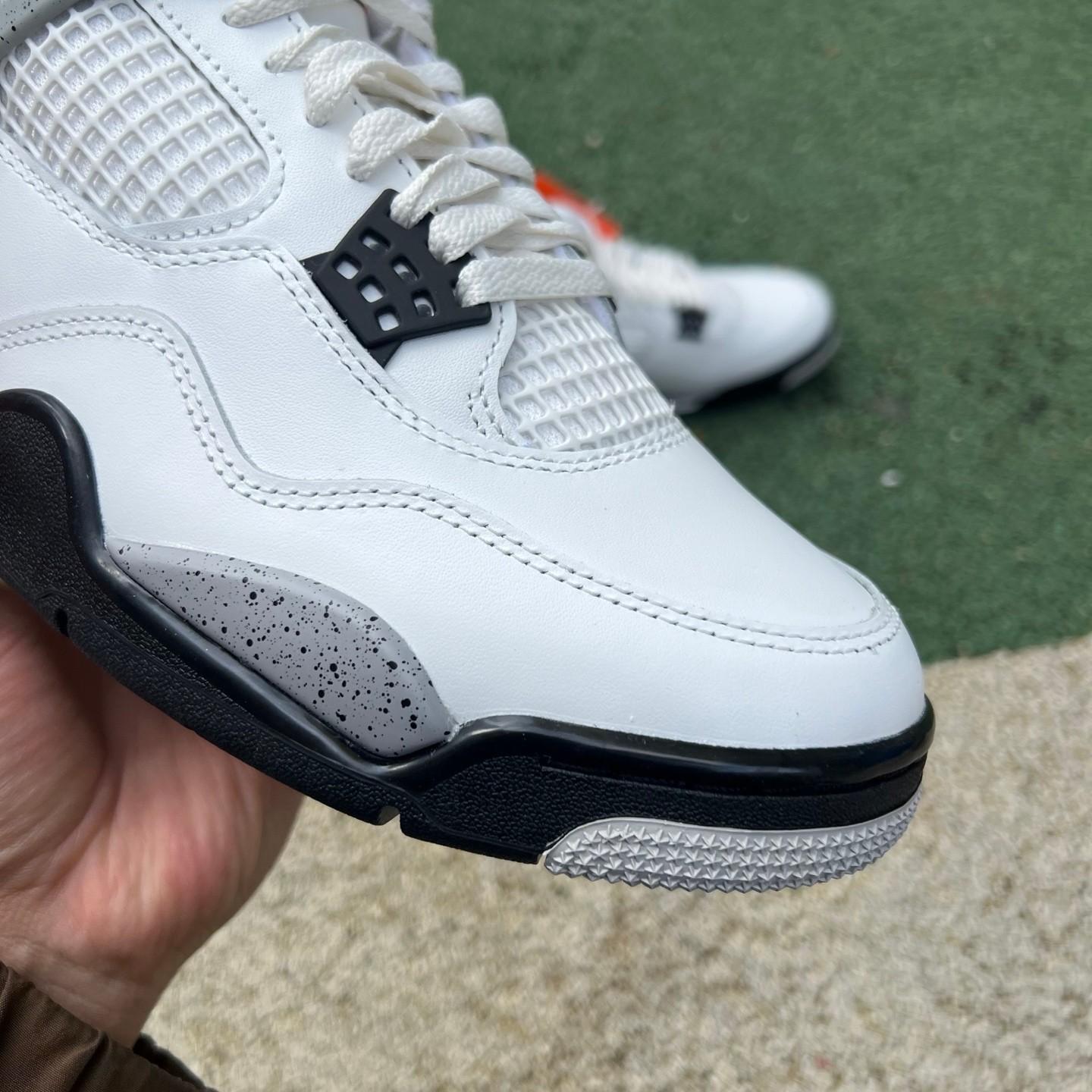 Air Jordan 4 “White Cement” Sneakers    FV5029-100 - DopestKickz