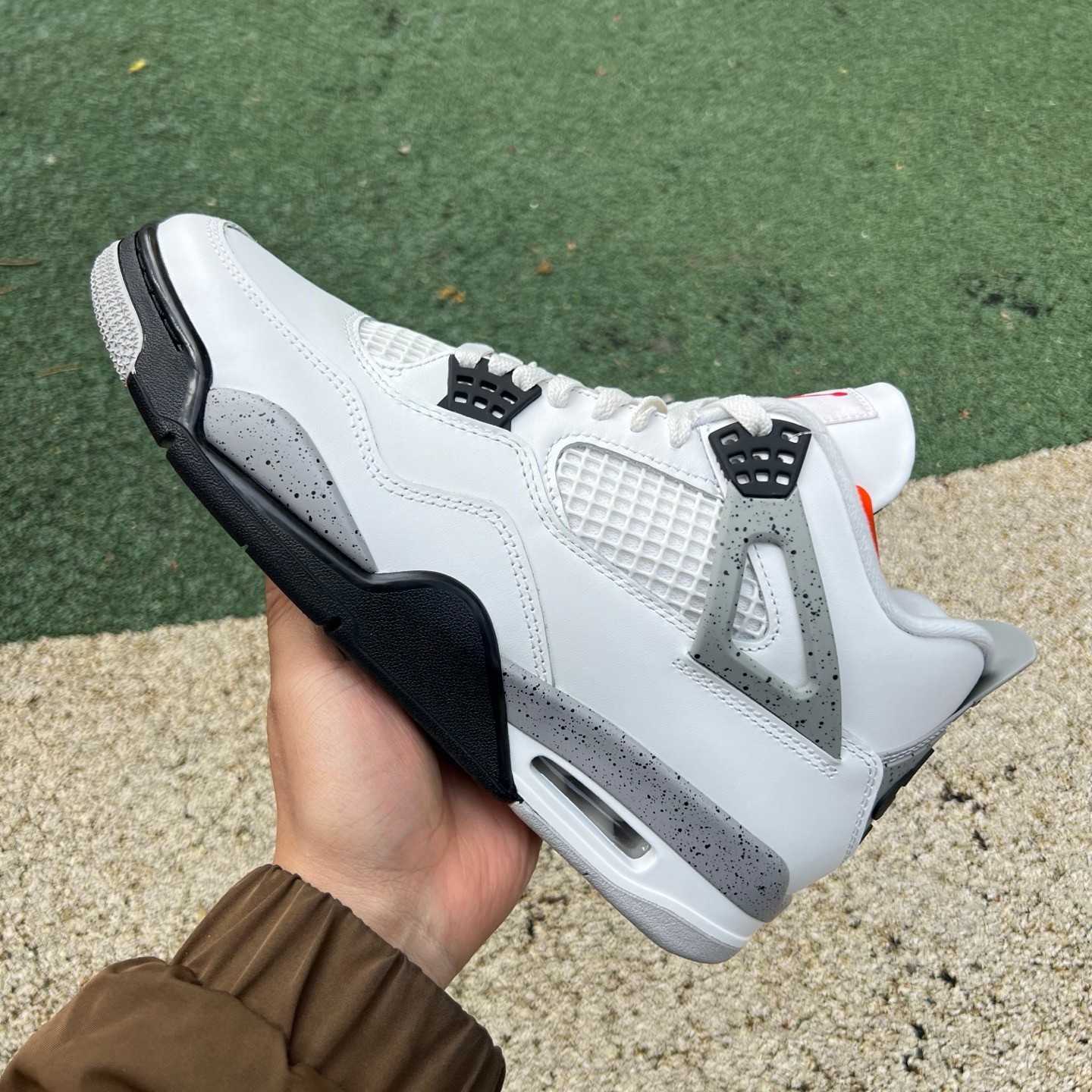 Air Jordan 4 “White Cement” Sneakers    FV5029-100 - DopestKickz