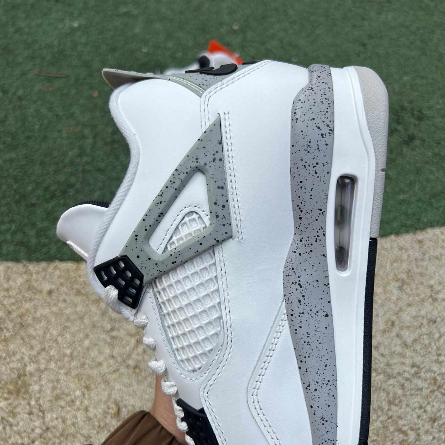 Air Jordan 4 “White Cement” Sneakers    FV5029-100 - DopestKickz