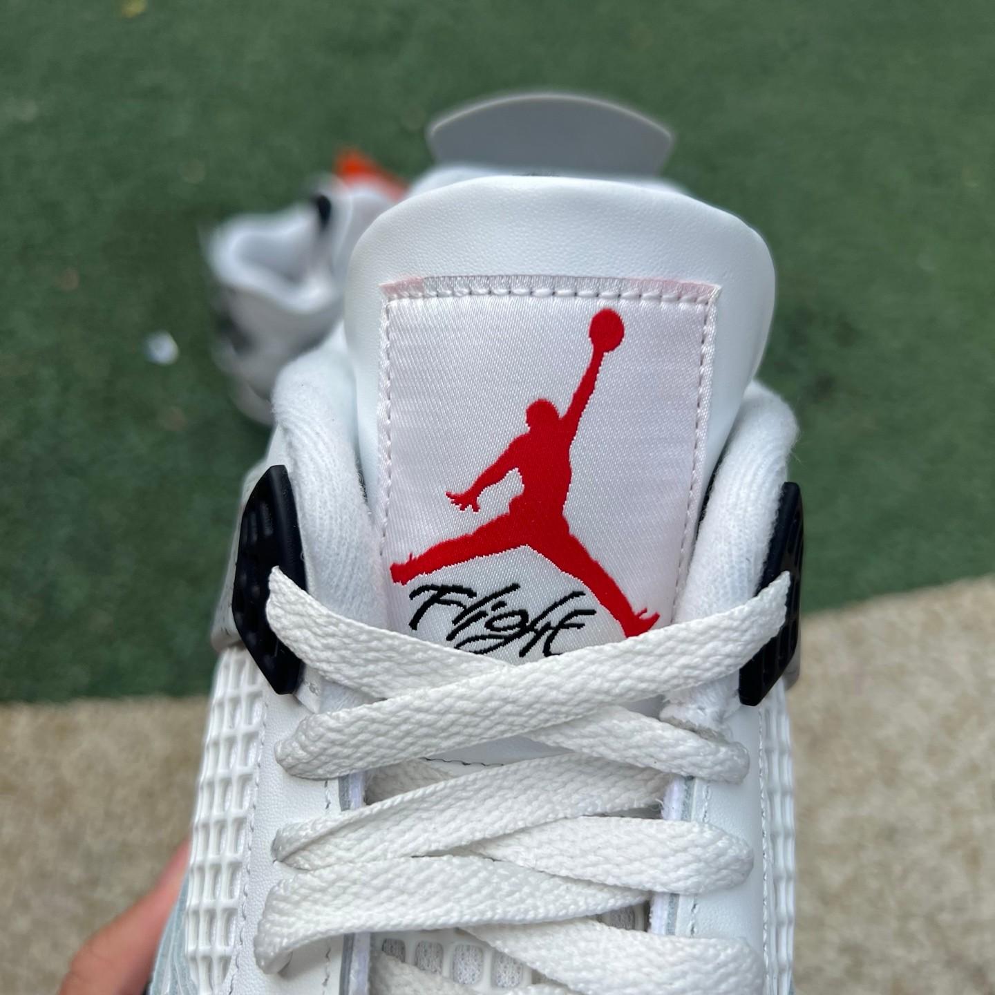 Air Jordan 4 “White Cement” Sneakers    FV5029-100 - DopestKickz