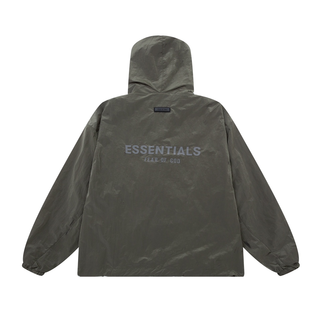 Fear Of God Essential Crinkle Nylon Jacket - DopestKickz