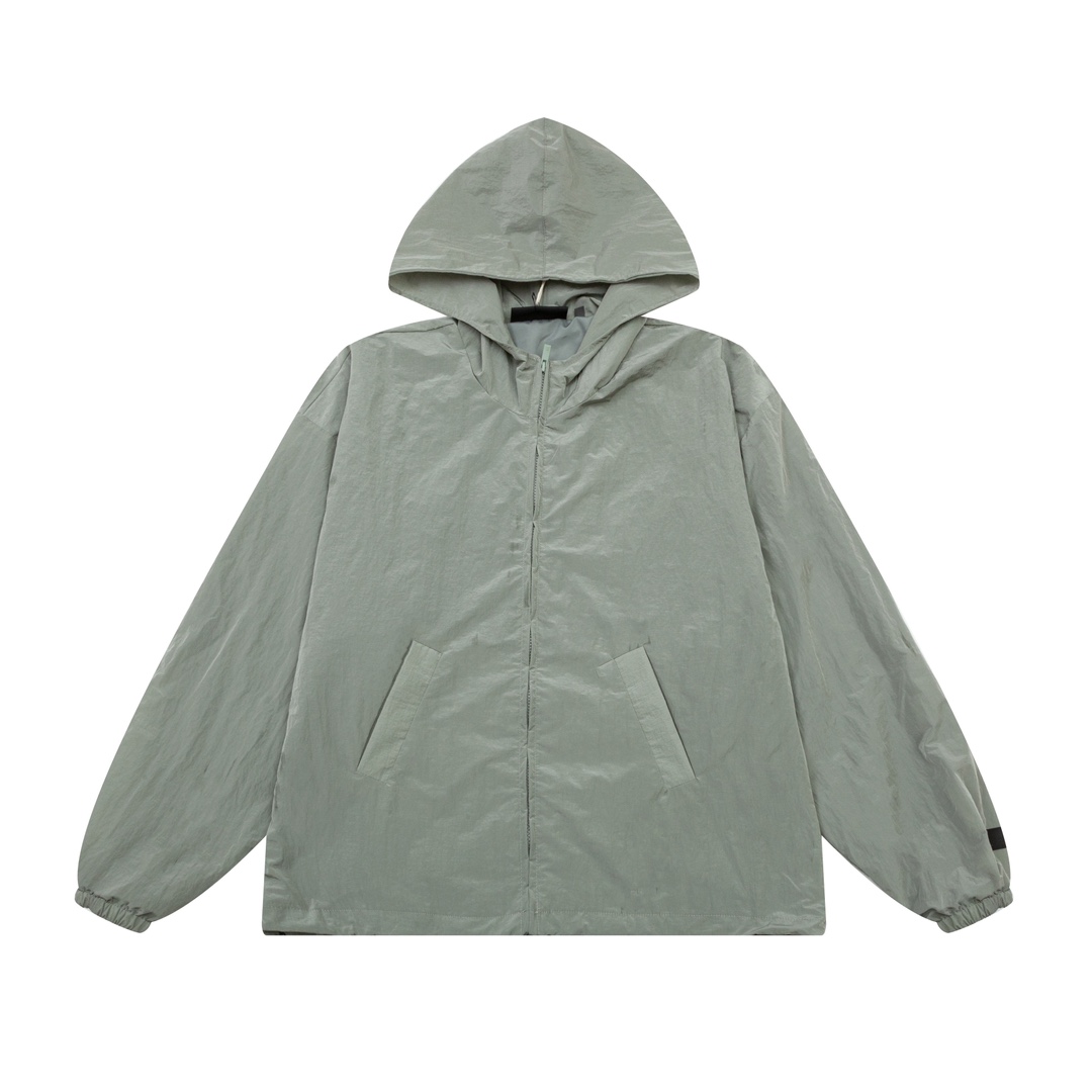 Fear Of God Essential Crinkle Nylon Jacket - DopestKickz