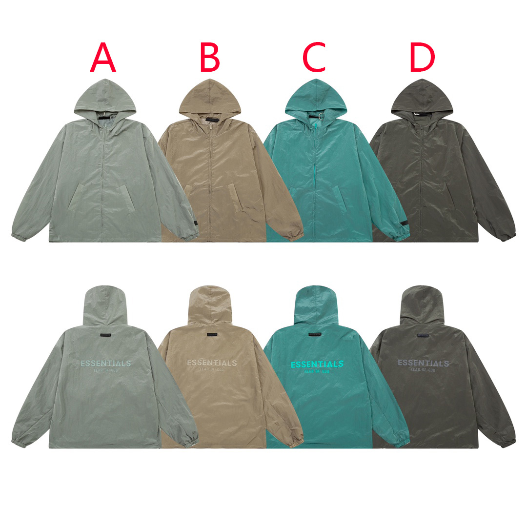 Fear Of God Essential Crinkle Nylon Jacket - DopestKickz