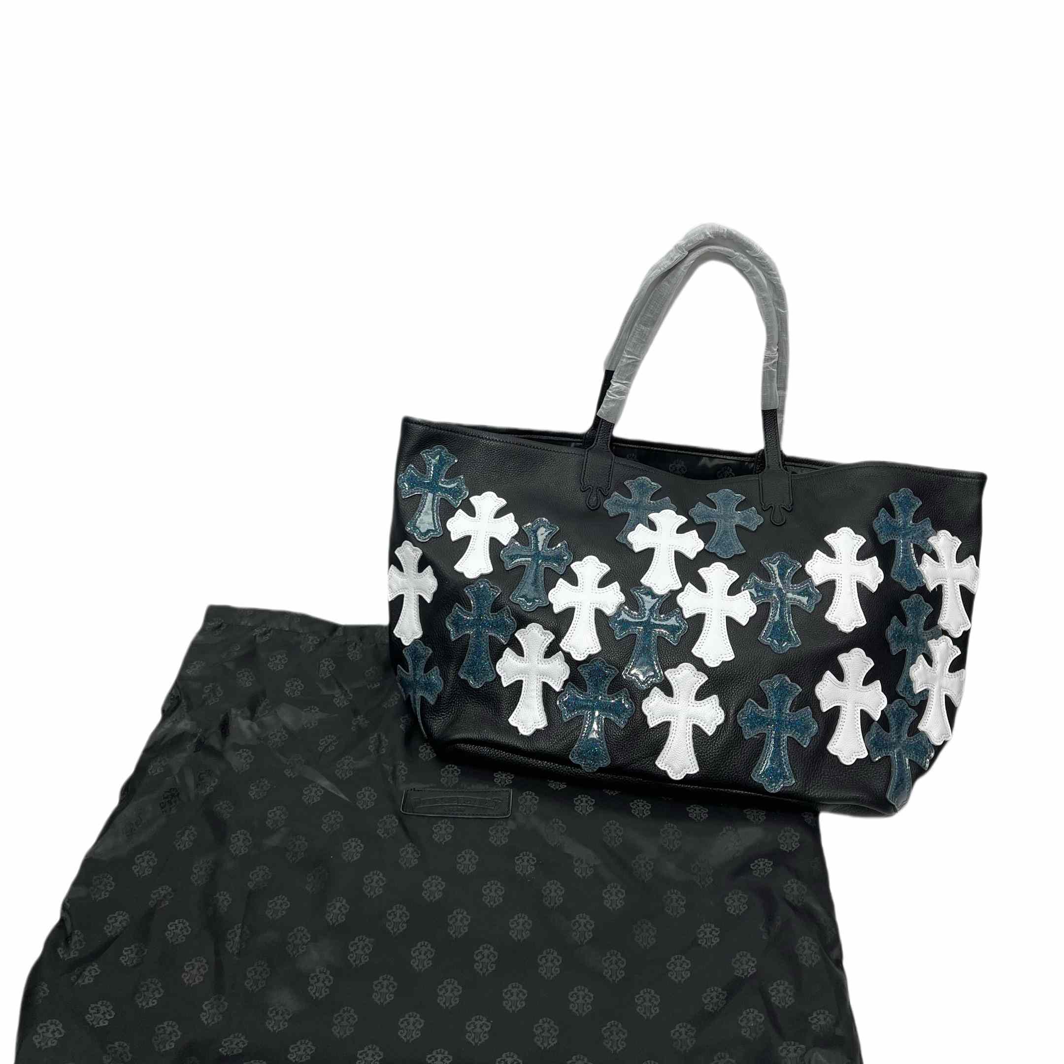 Chrome Heart Cross Tote Bag   35-30cm - DopestKickz