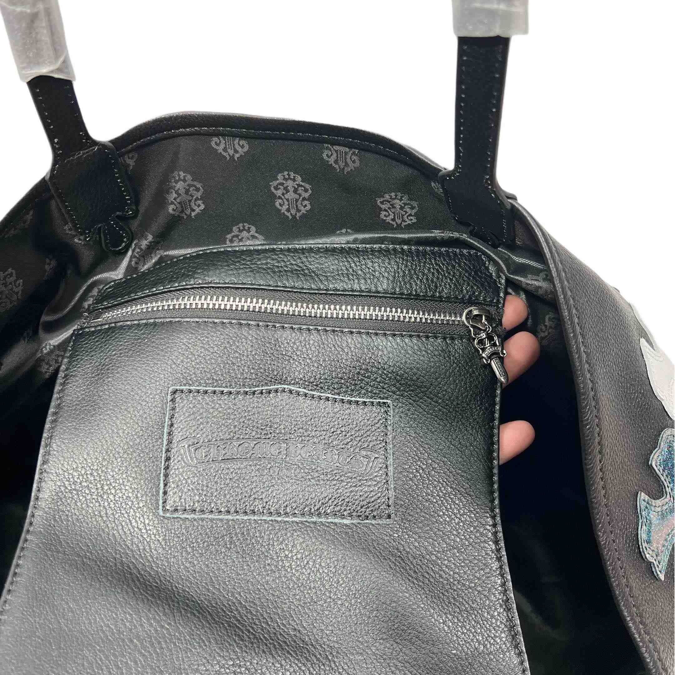 Chrome Heart Cross Tote Bag   35-30cm - DopestKickz