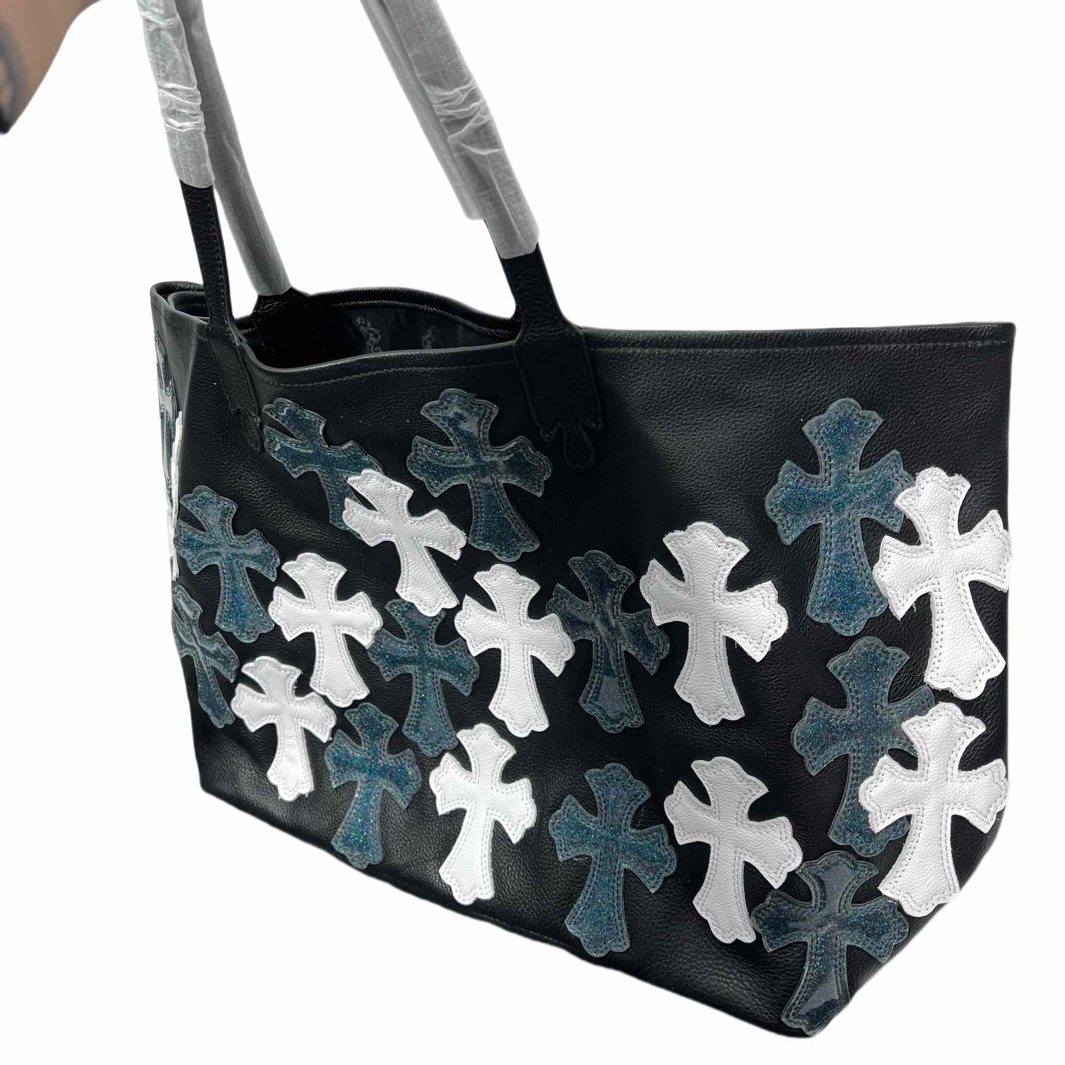 Chrome Heart Cross Tote Bag   35-30cm - DopestKickz