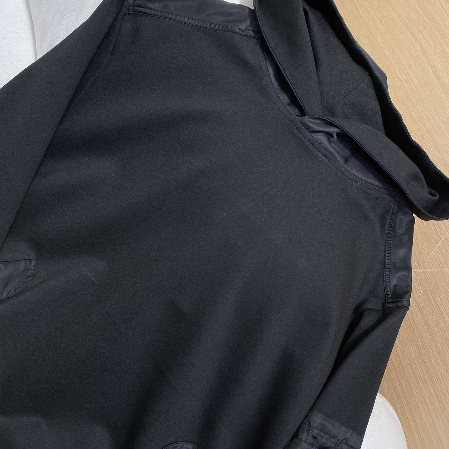 Prada Cotton Fleece And Re-Nylon Hoodie - DopestKickz