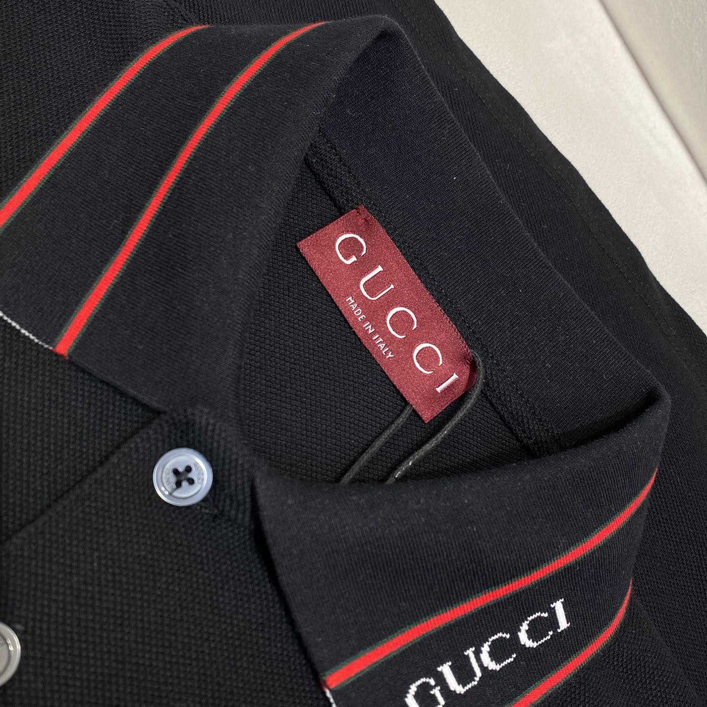 Gucci Cotton Piquet Polo Shirt  - DopestKickz