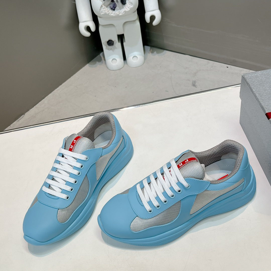 Prada America's Cup Soft Rubber And Bike Fabric Sneakers - DopestKickz