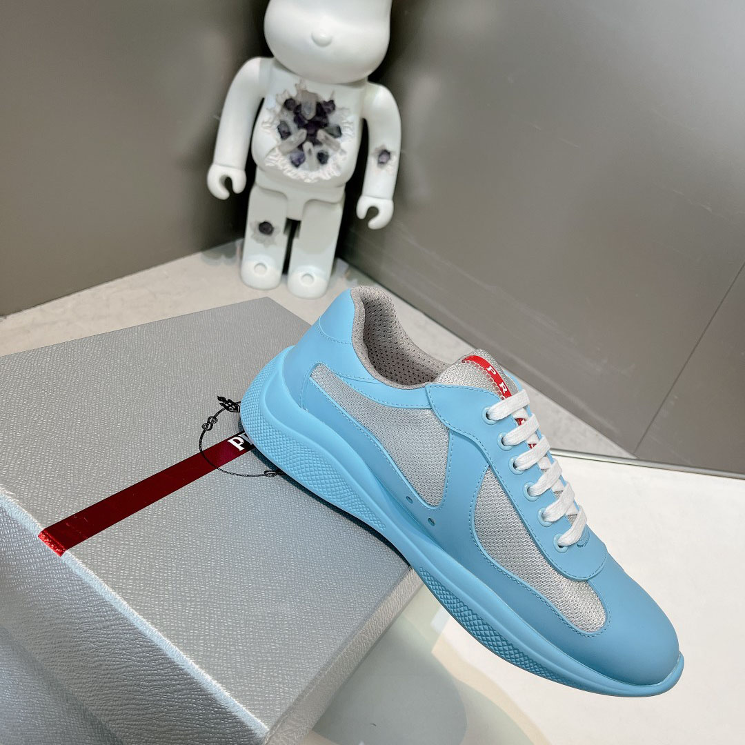 Prada America's Cup Soft Rubber And Bike Fabric Sneakers - DopestKickz