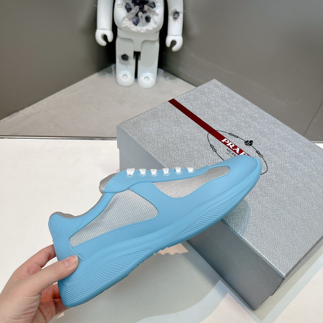 Prada America's Cup Soft Rubber And Bike Fabric Sneakers - DopestKickz
