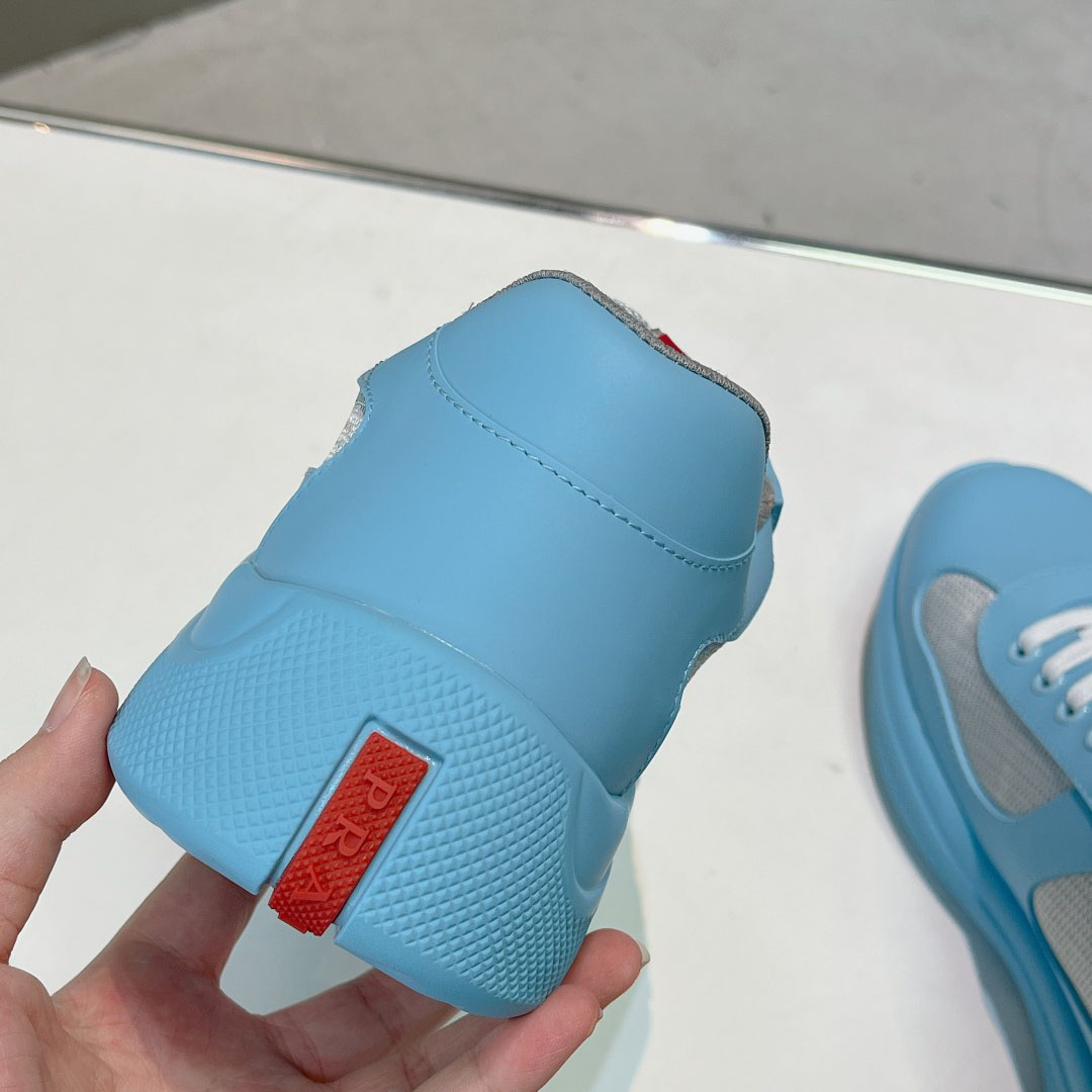 Prada America's Cup Soft Rubber And Bike Fabric Sneakers - DopestKickz