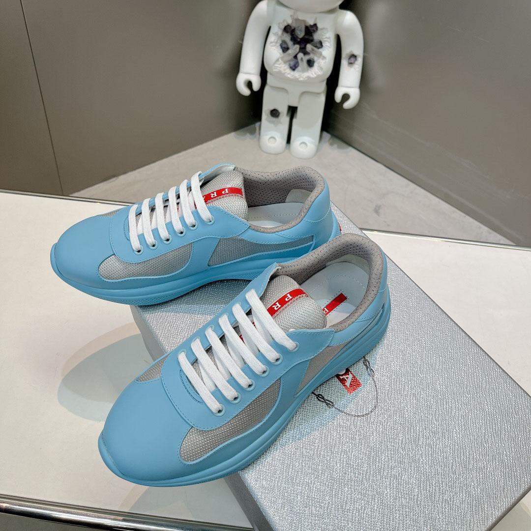 Prada America's Cup Soft Rubber And Bike Fabric Sneakers - DopestKickz