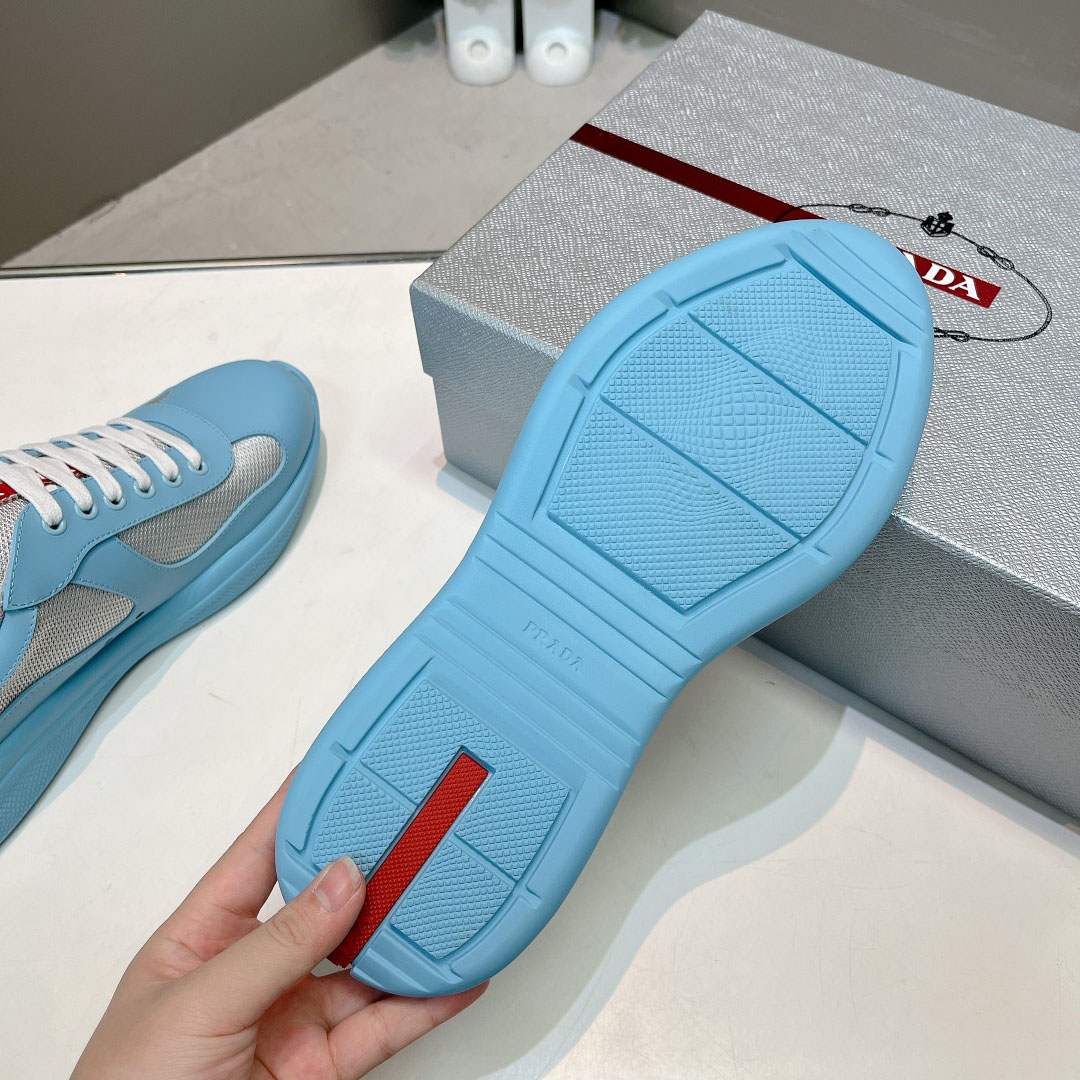 Prada America's Cup Soft Rubber And Bike Fabric Sneakers - DopestKickz