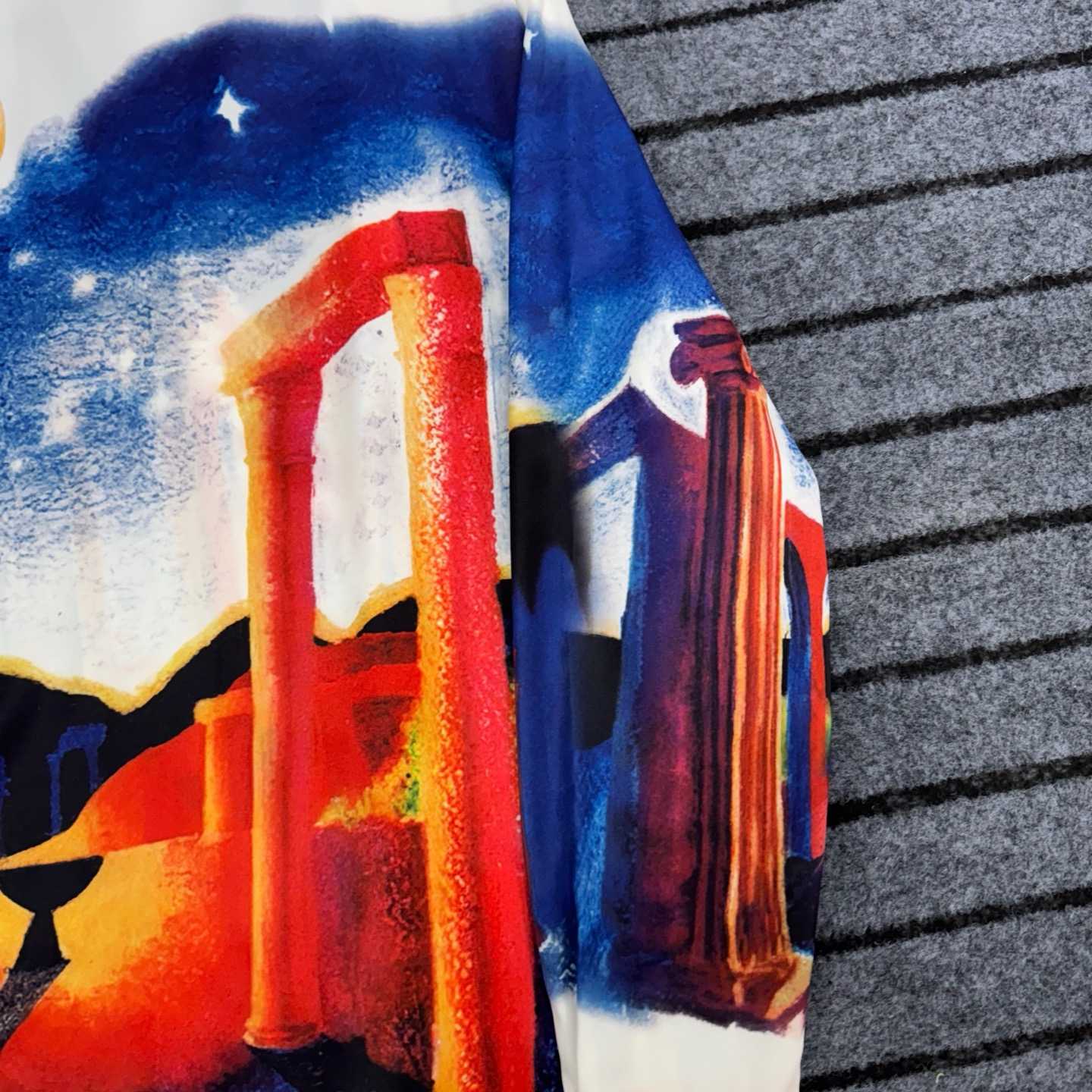 Casablanca Midnight Acropolis Silk Shirt - DopestKickz