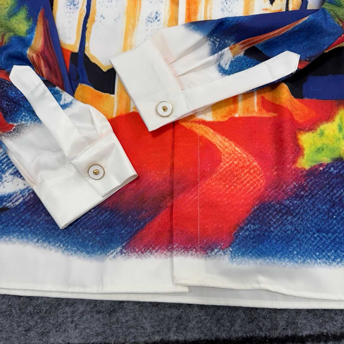 Casablanca Midnight Acropolis Silk Shirt - DopestKickz