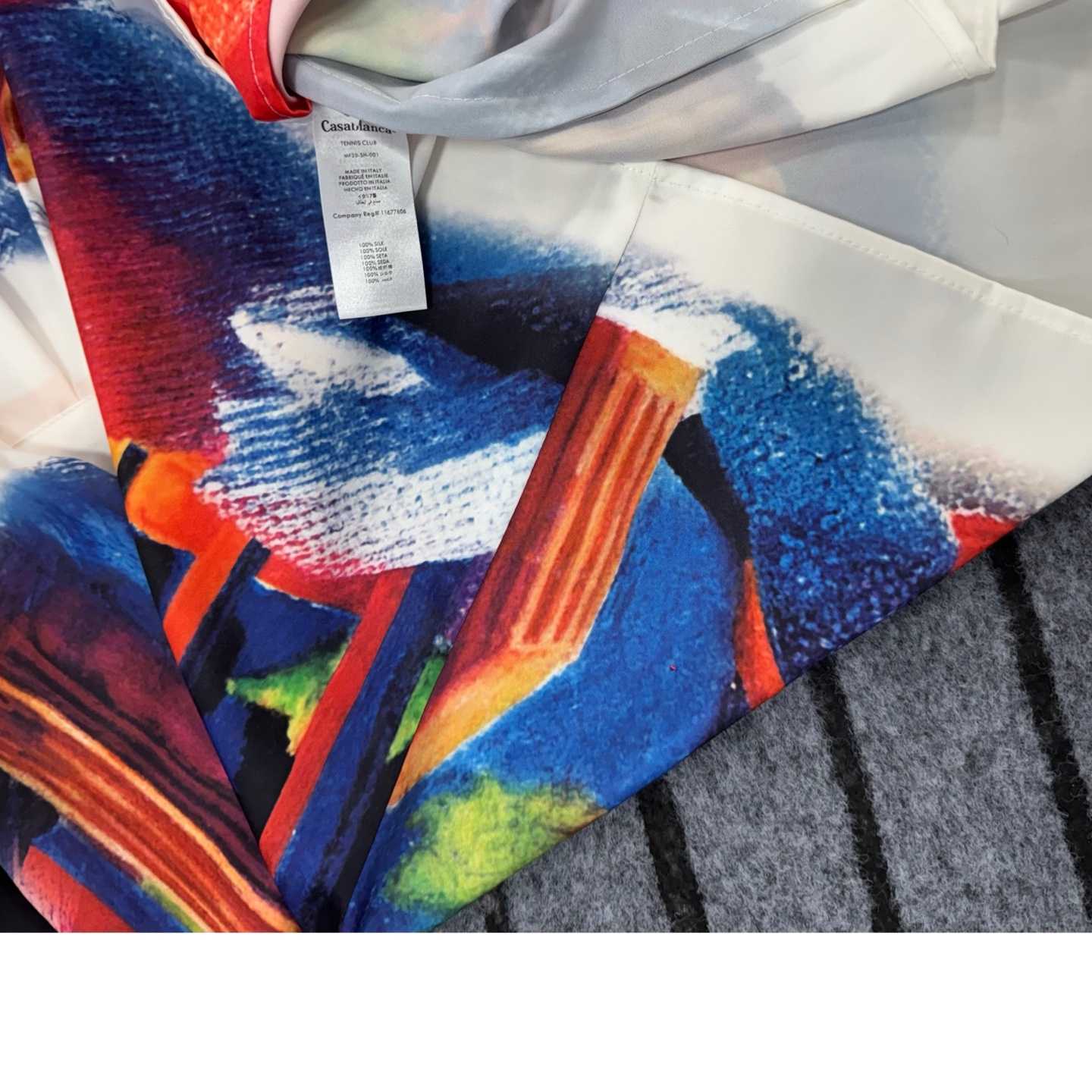 Casablanca Midnight Acropolis Silk Shirt - DopestKickz