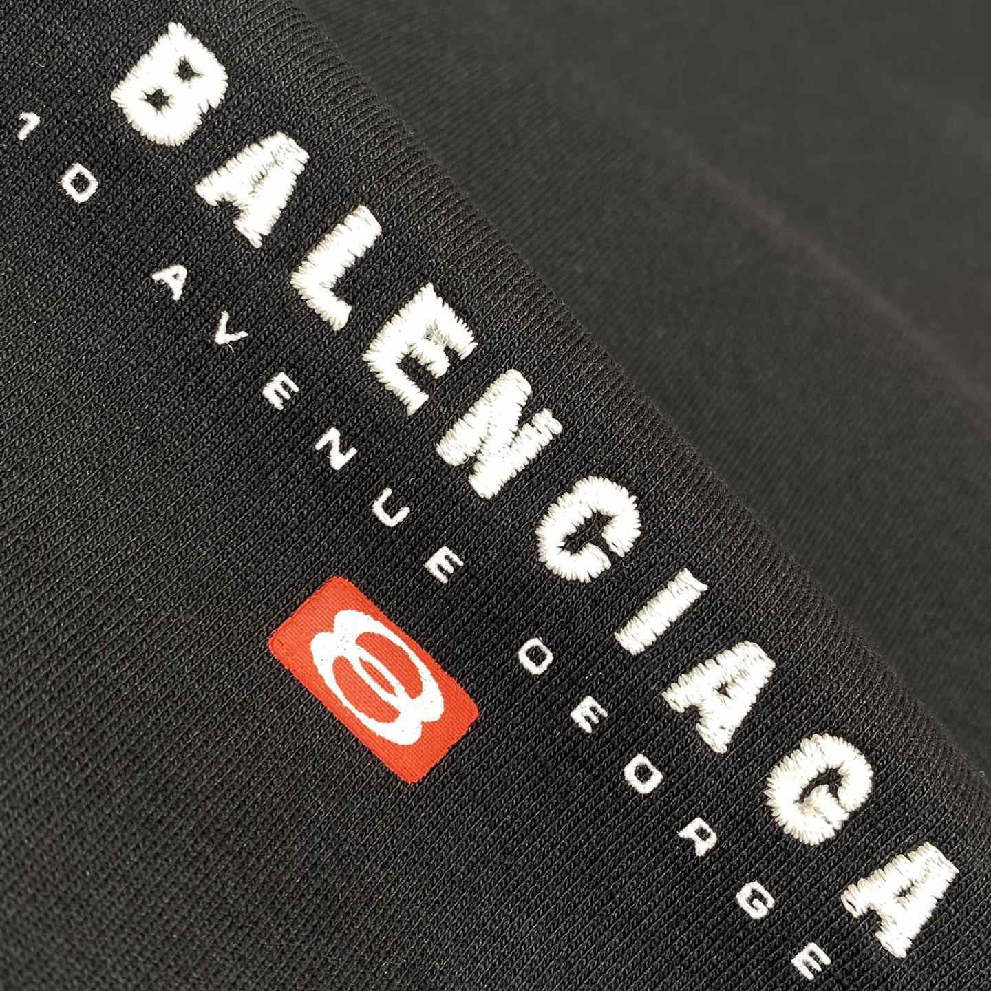 Balenciaga Unity Sport Long Sleeve Shirt Collar Polo In Faded Black - DopestKickz